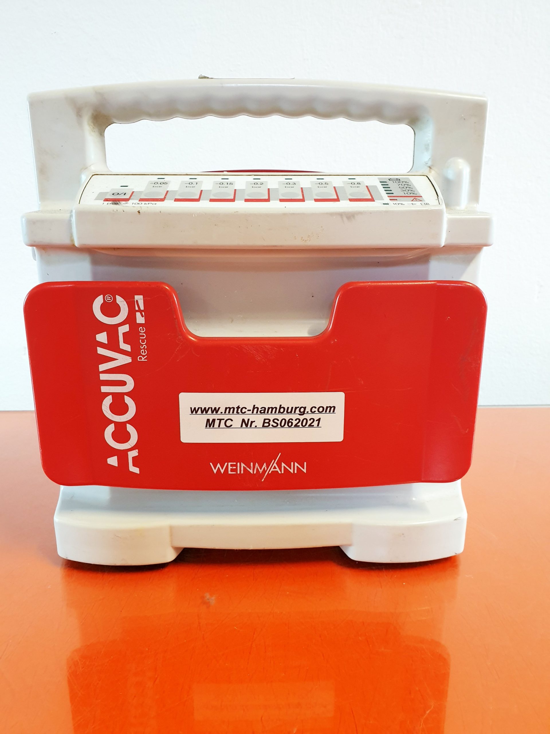 Accuvac Rescue Absaugpumpe – Absaugung