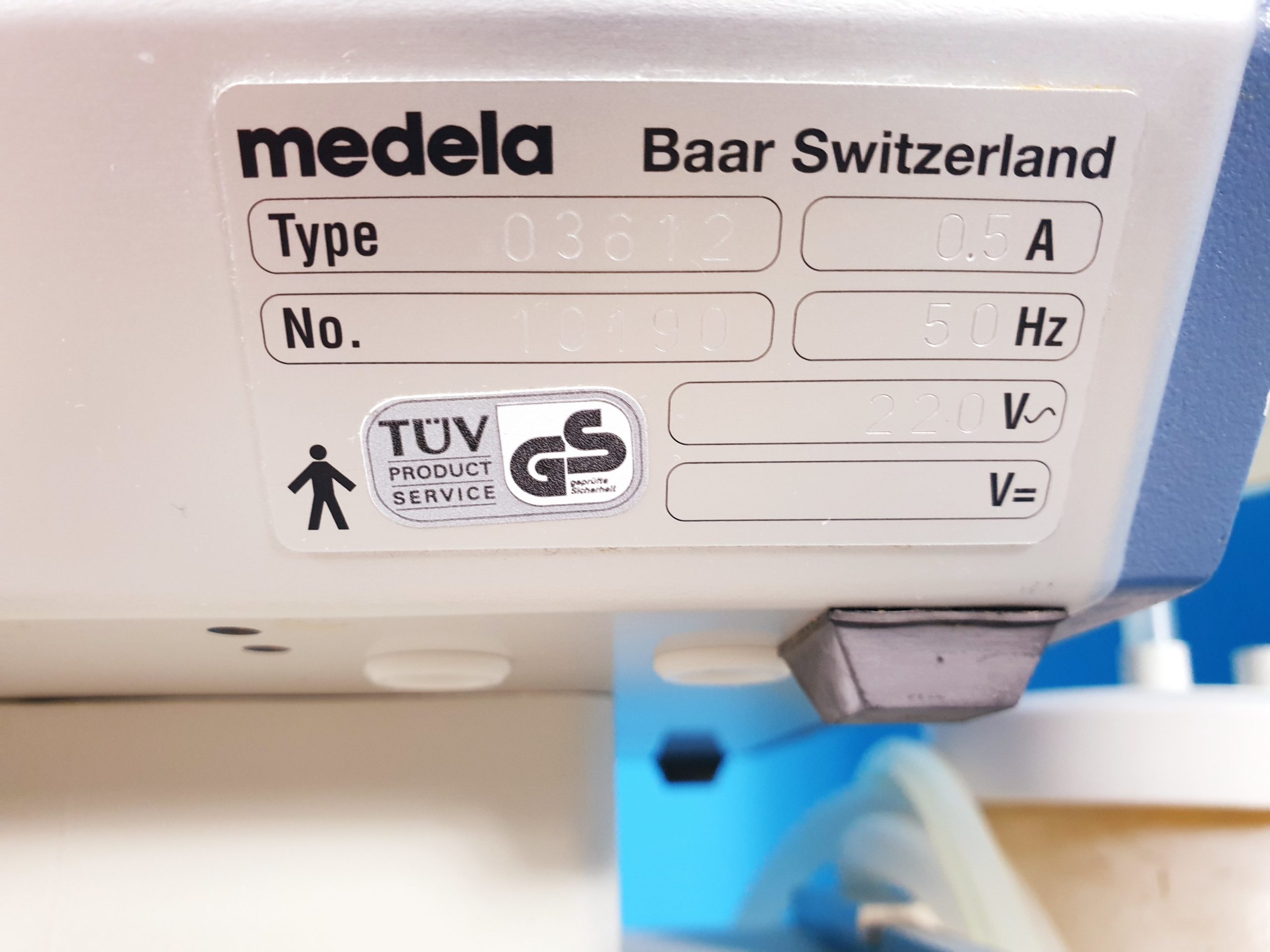 MEDELA 03612 Basic Suction Pump Aspirator – Absauger – Absaugung auf fahrbarem Gestell Fahrbar