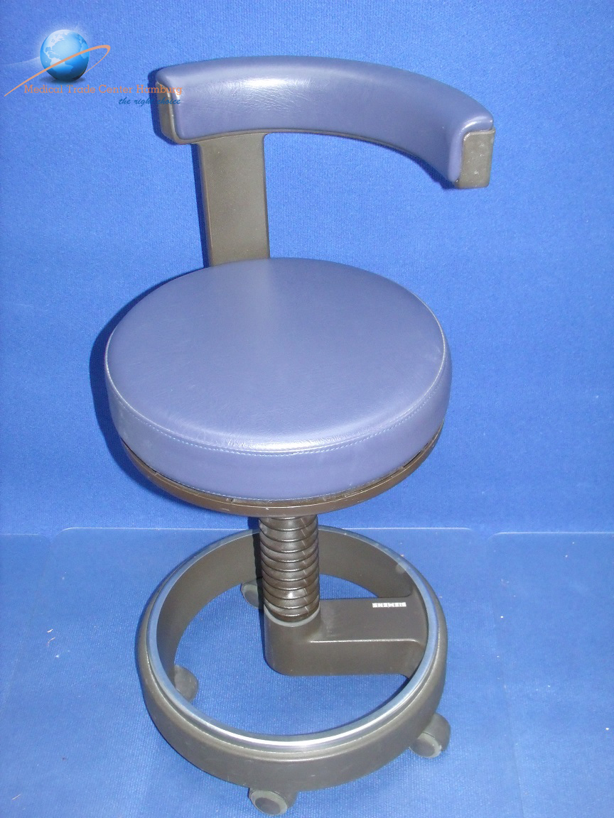 Siemens Rollhocker Siemens Arztstuhl Dunkelblau