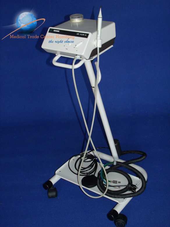 EMS AIR FLOW S1 Pulverstrahlgerät Prophylaxe Zahnreinigung Inkl. Cart