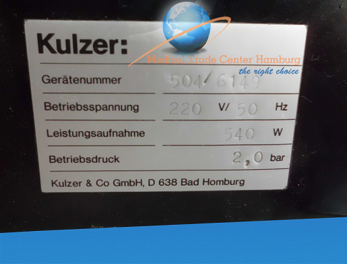 Kulzer palamat practic Polymerisationsgerät
