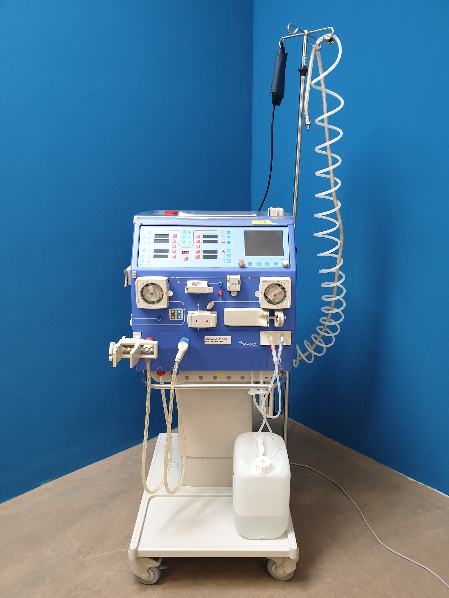 Gambro AK 200 S // AK200S // Dialysegerät dialysis machine Hämofiltration Dialysesystem