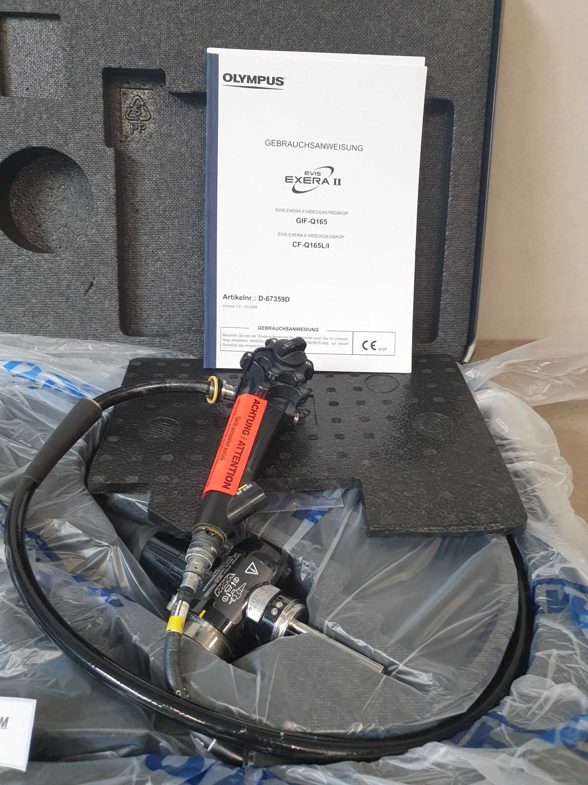 Olympus GIF-Q165 – GIF Q 165 Gastroskop – Teilweise Zerlegt – CCD Heil