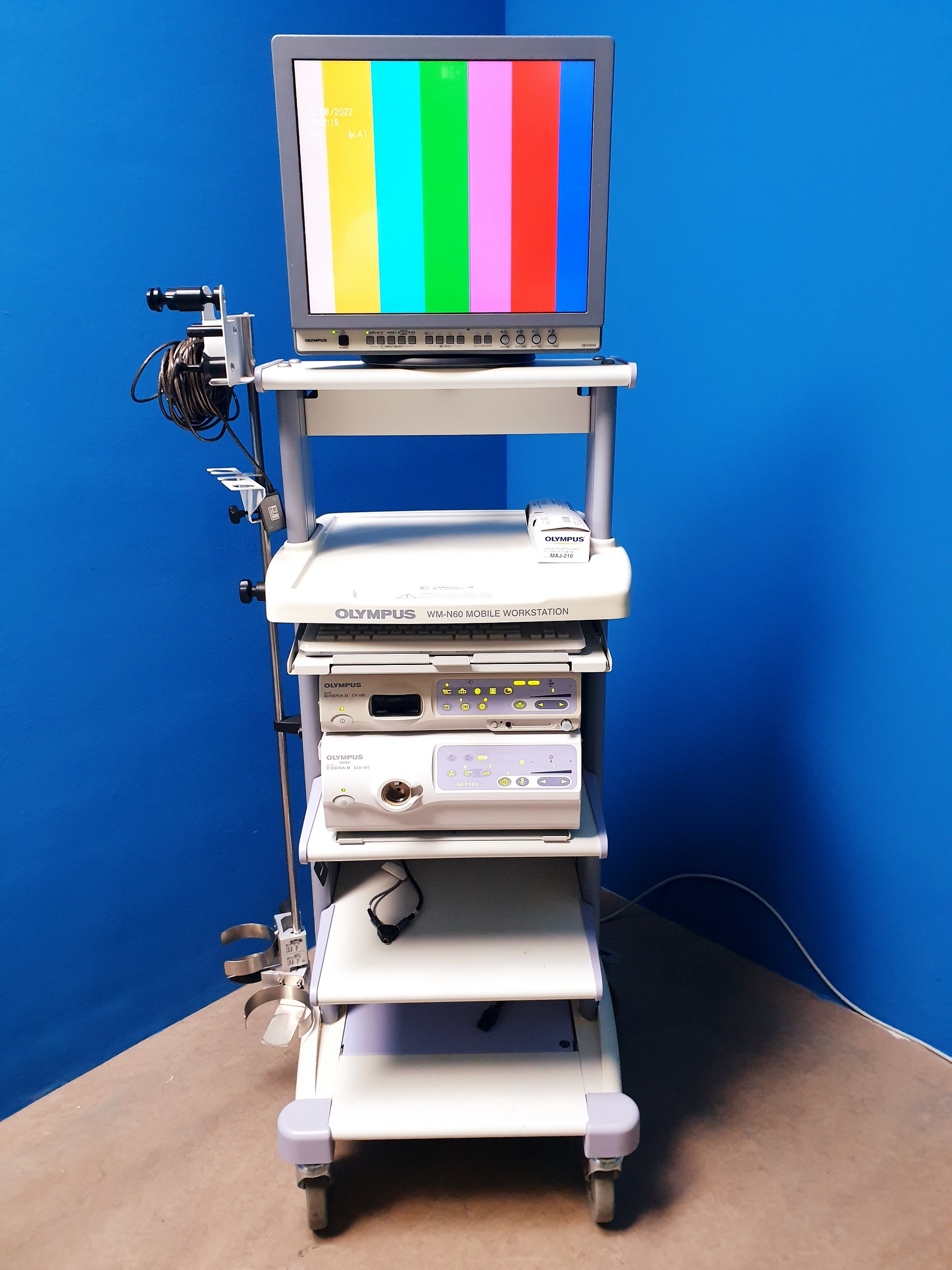 Olympus CV 180 + CLV180 Turm Endoskopie-Systeme