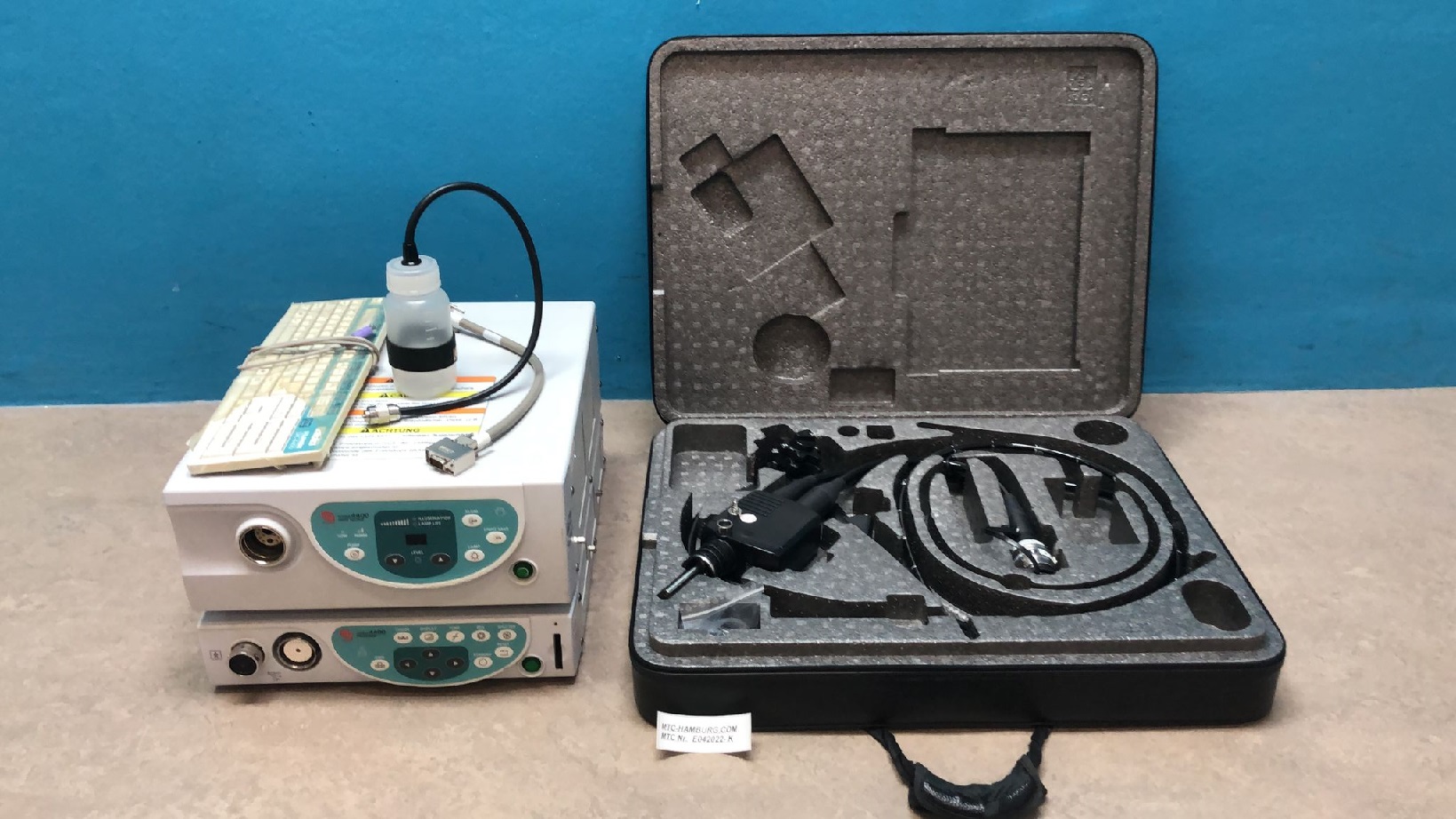 Fujinon System 4400 – VP-4400 Prozessor + XL-4400 Lichtquelle + Gastroskop EG-450WR5 –