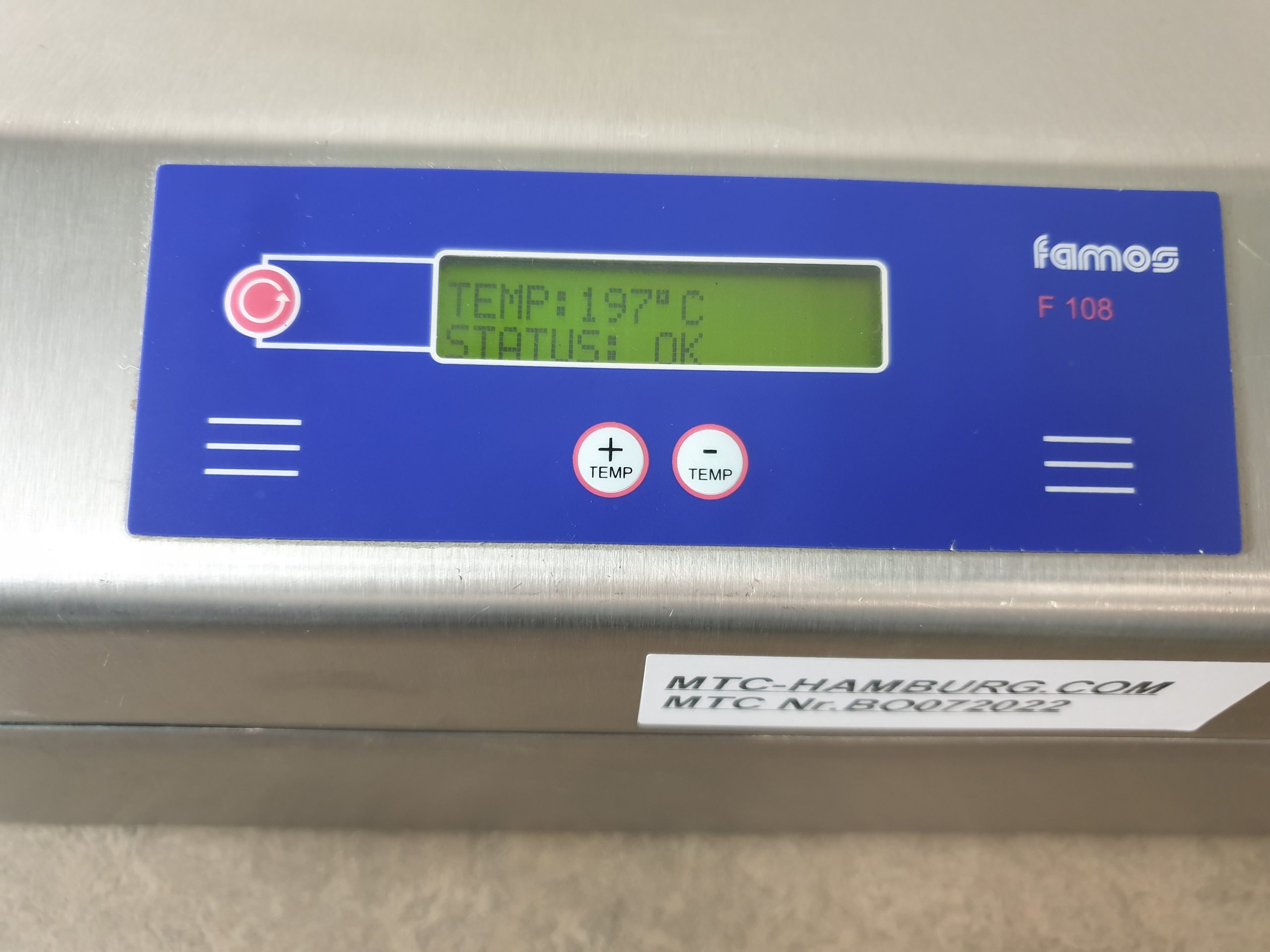 Famos F108 F 108 Folienschweißgerät Durchlaufsiegelgerät