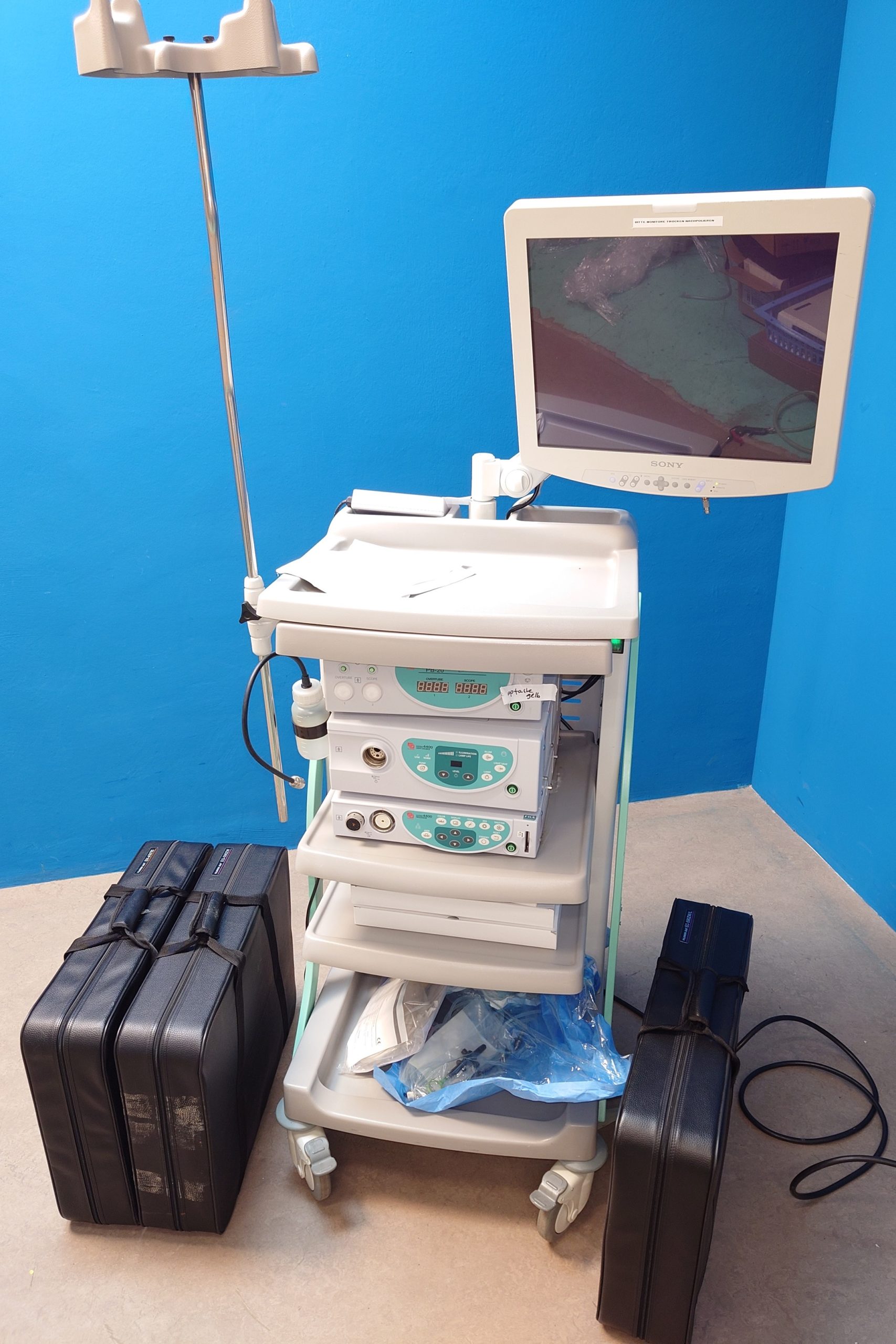 Fuji – Fujinon System 4400 – EG-590ZW GASTROSKOP + EC590ZWL KOLOSKOP + EN-450T5 – enteroscope