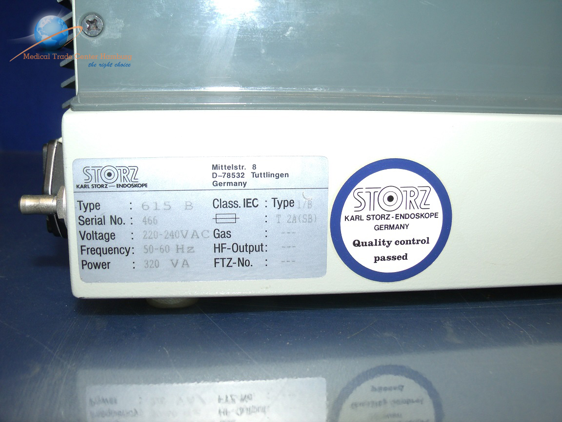 Storz 615 Xenon Light Source Kaltlichtquelle
