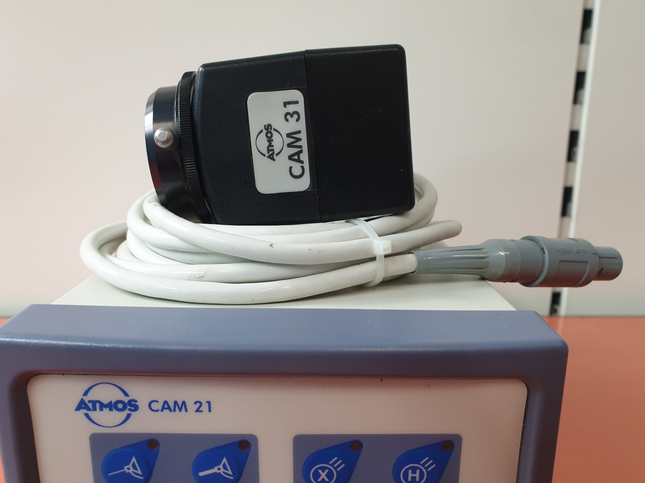 Atmos Cam 21 Medizinische Endoskop Kamera System Konsole + Kamerakopf CAM 31