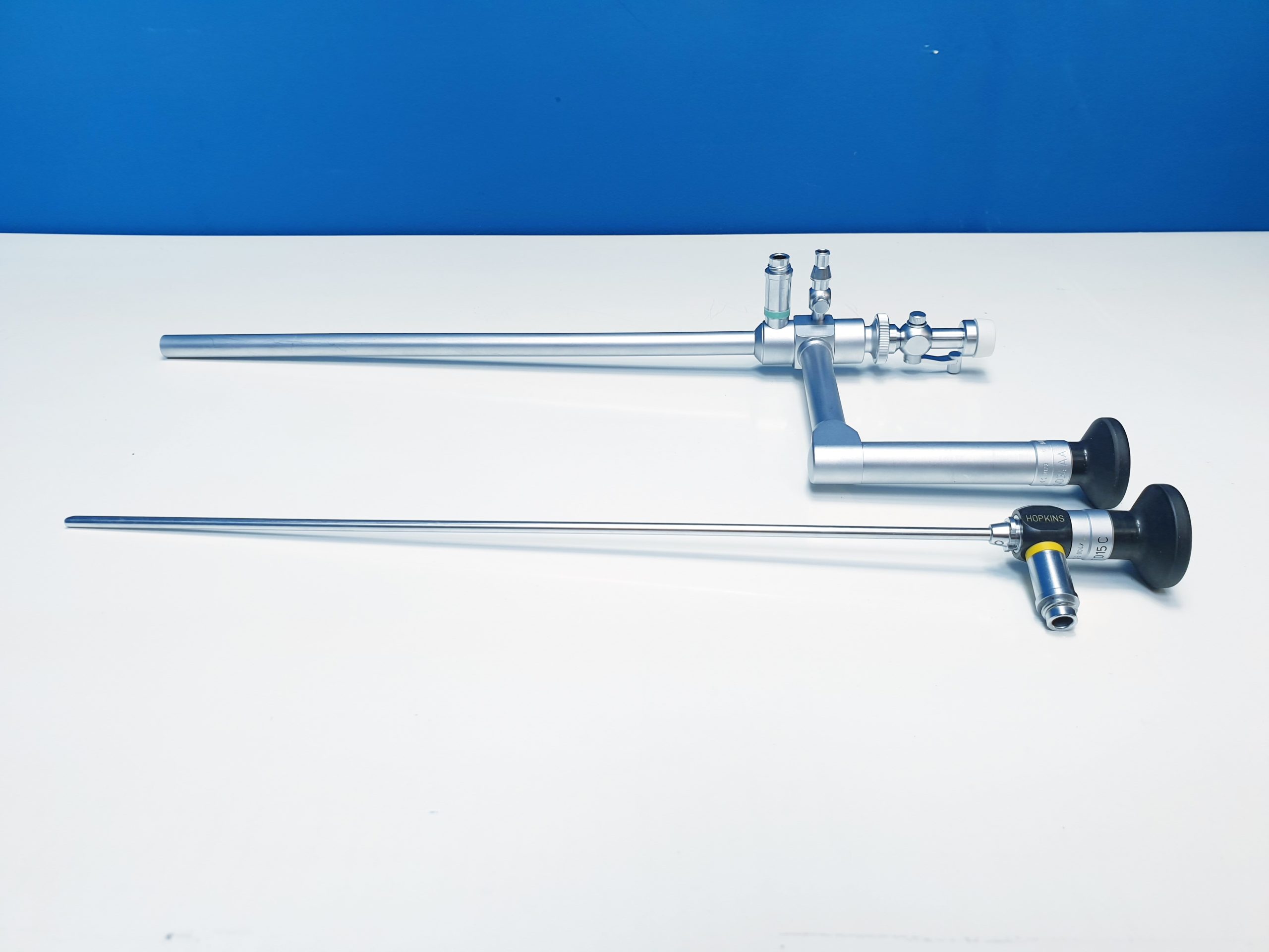 Karl Stroz 26034AA + 27015C Zystoskop, Optik, Endoskop, 70°, 4,0mm, 305mm Zystoskopie Set