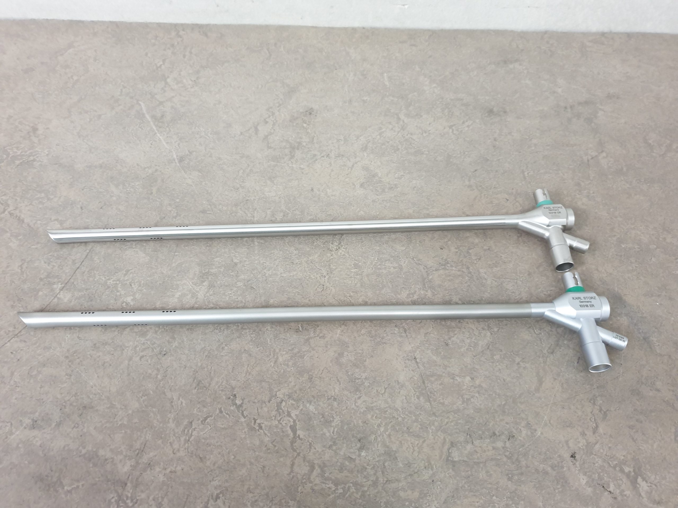 Karl Storz 2 x 10318 ER KARL STORZ 10318 B Bronchoscope Tube – Starre endoskopie