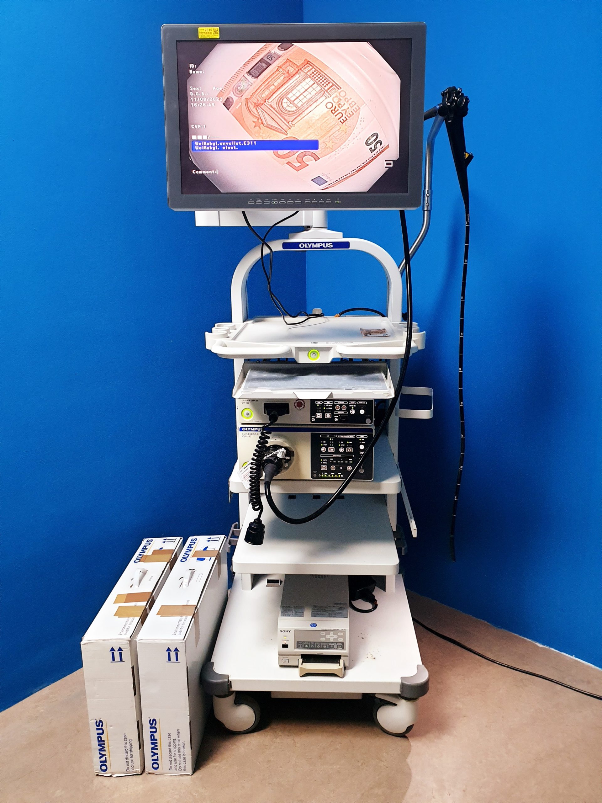 Olympus CV-190 / CLV-190 + CF-HQ190L + GIF-Q190 + MAJ-1430 , …