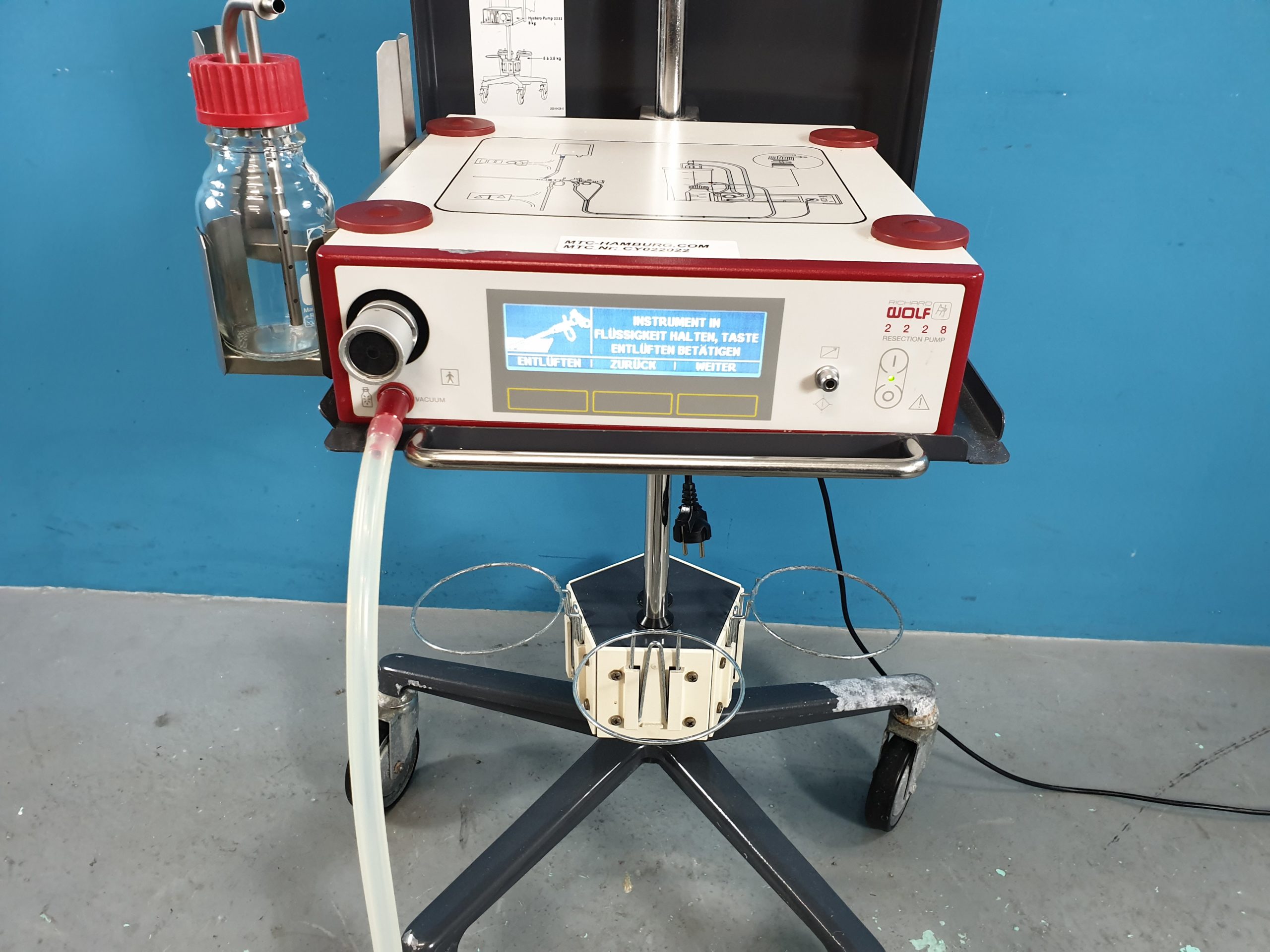 Richard Wolf 2228 Resection Pump mit Behälter…+ 2223 Fluid Monitoring
