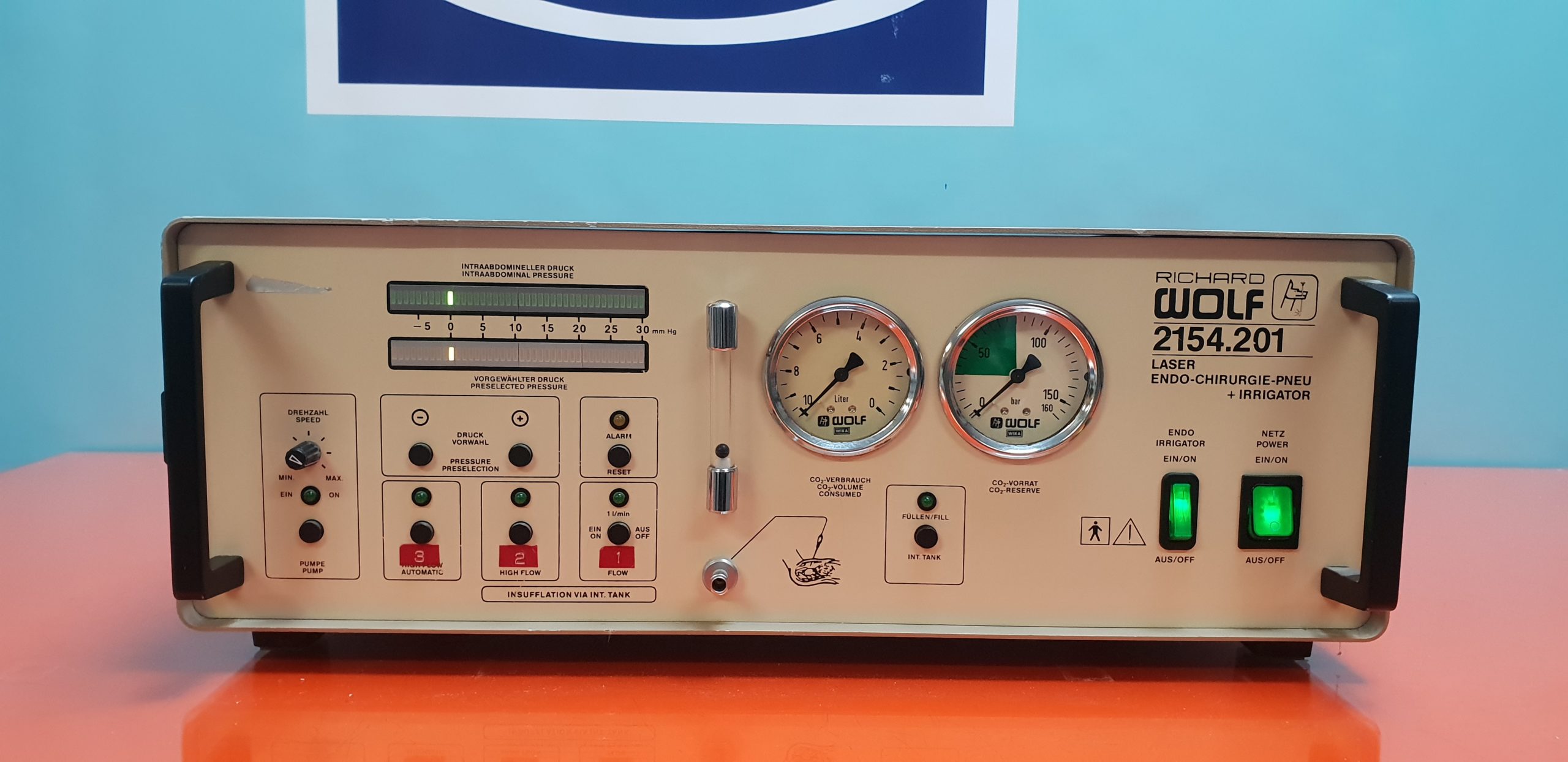 Richard Wolf 2154.201 Laser Endo-Chirurgie-Pneu + Irrigator