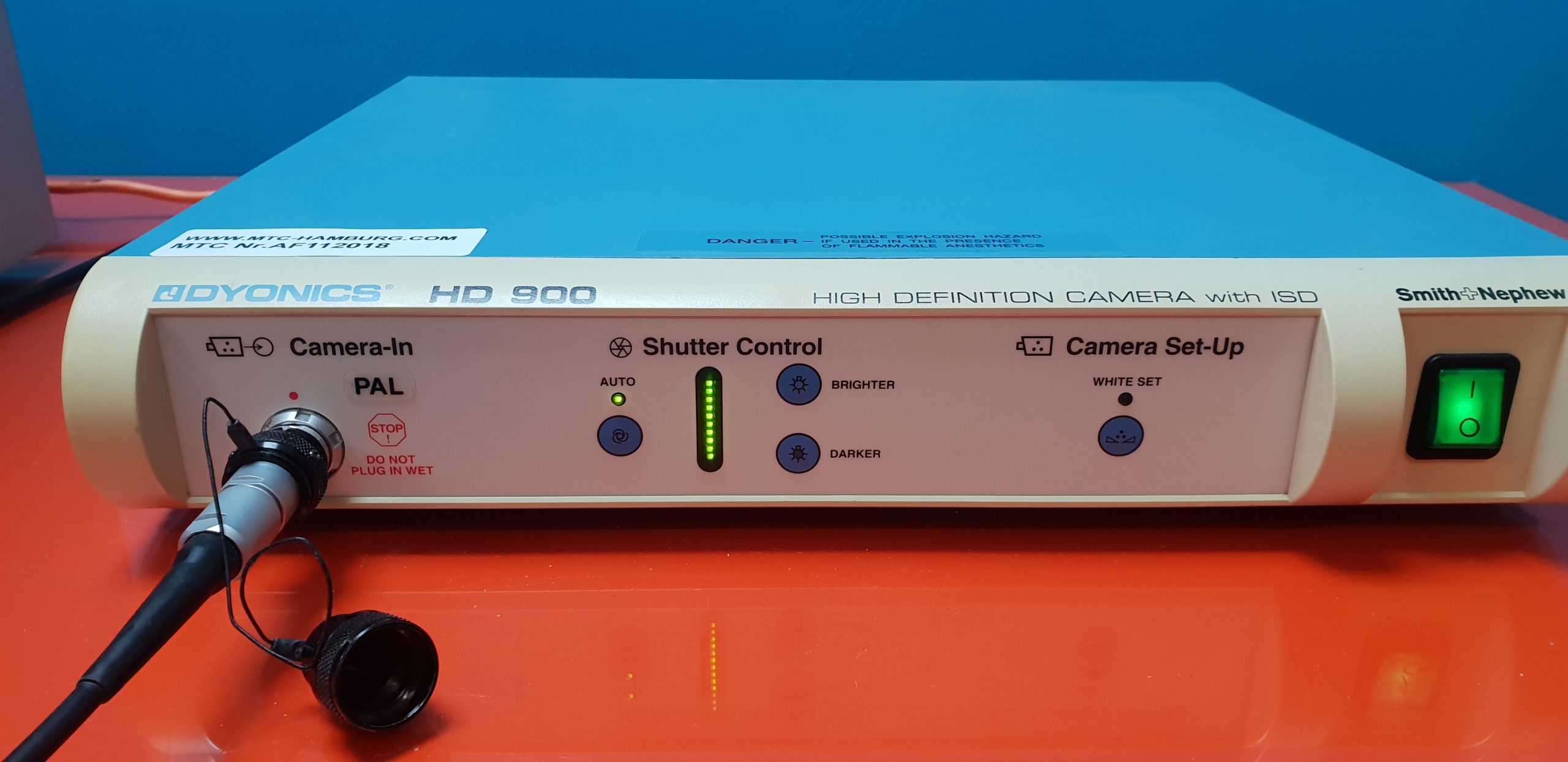 Smith + Nephew Dyonics HD 900 // HD900 Videoprozessor Kamera mit Kamerakopf