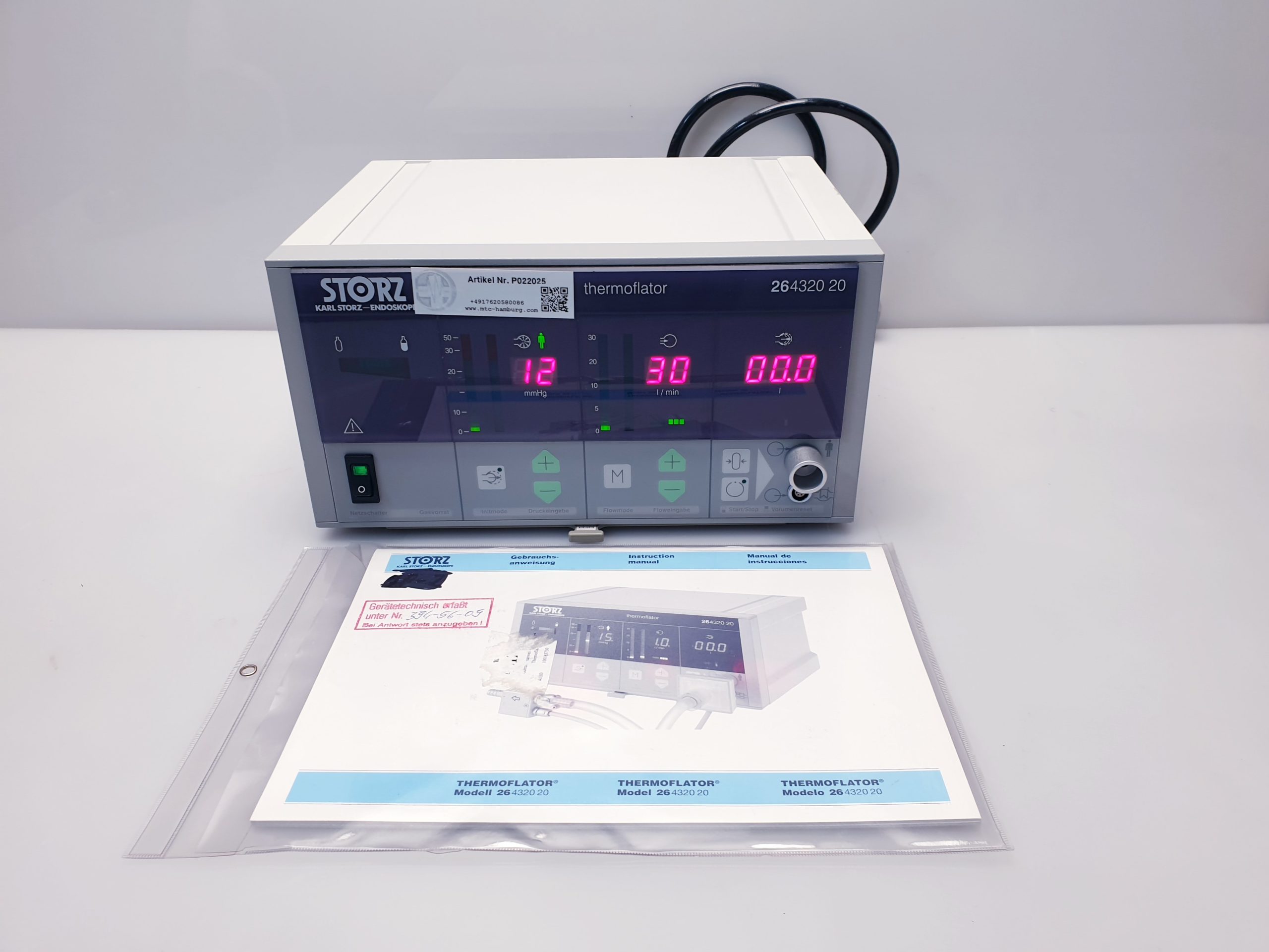 Karl STORZ 264320 20 – 26432020 Endoscopy CO2 Insufflator