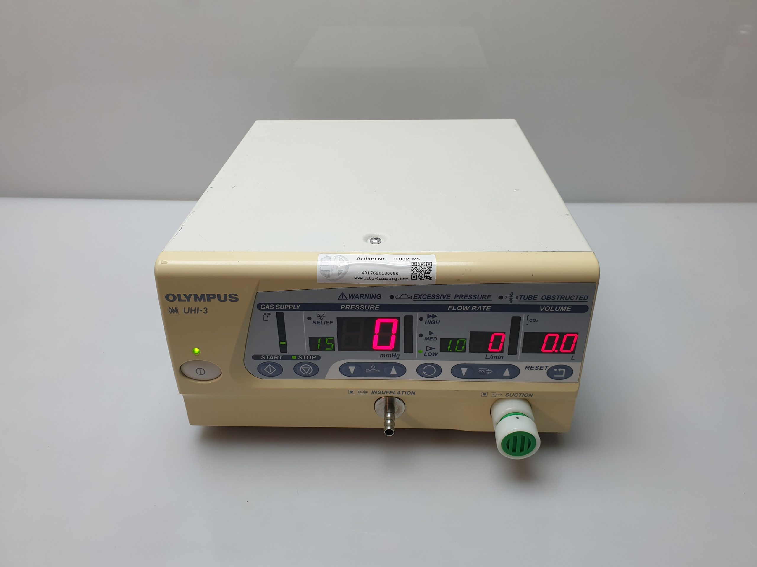 Olympus UHI-3 Insufflator Endoscopy // 35L Insufflator