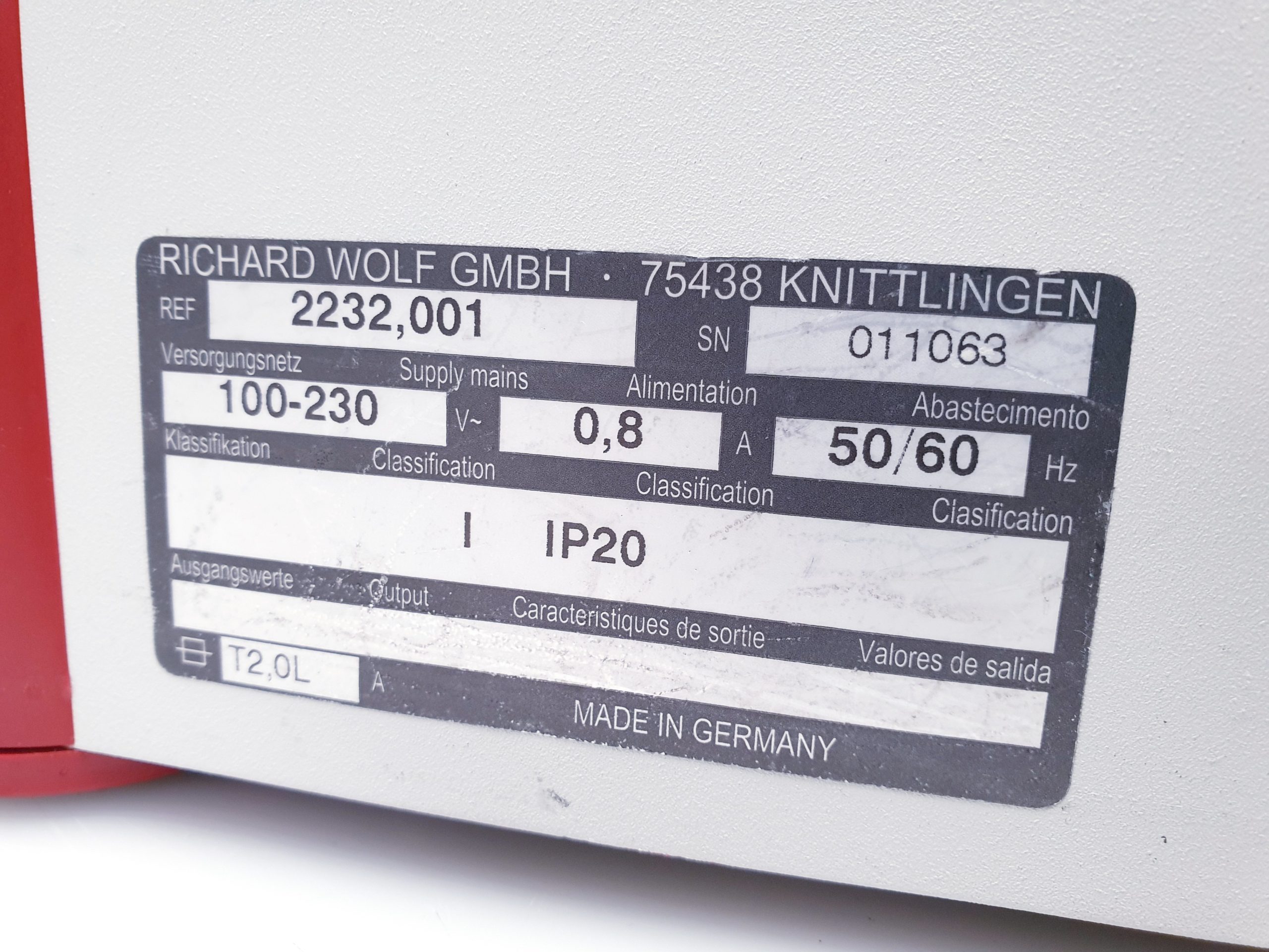 Richard Wolf 2232 LAPARO CO2 PNEU Insufflator