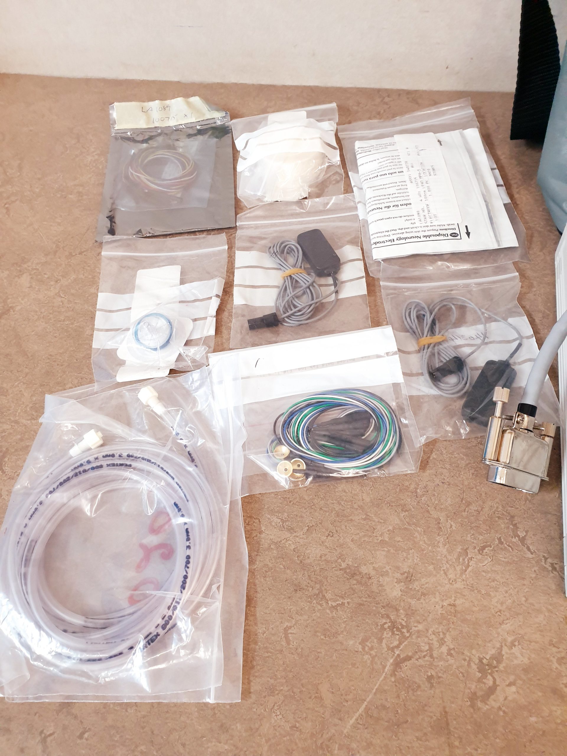 Oxford Medilog MPA-S Solid-State MultiParameter Recoder w/ Power Supply & Extras