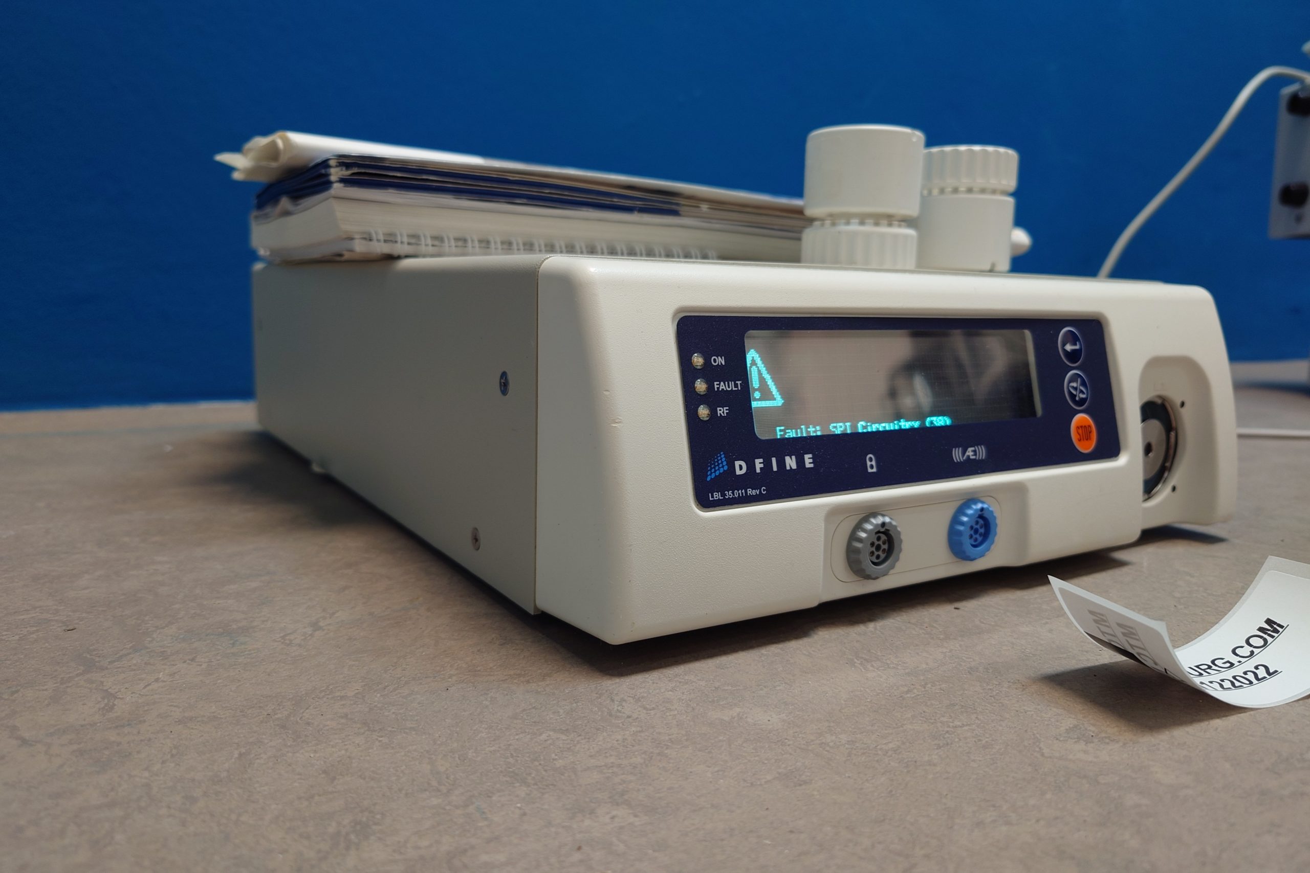 DFINE LBL 35.011 Rev. C Controller Control Unit