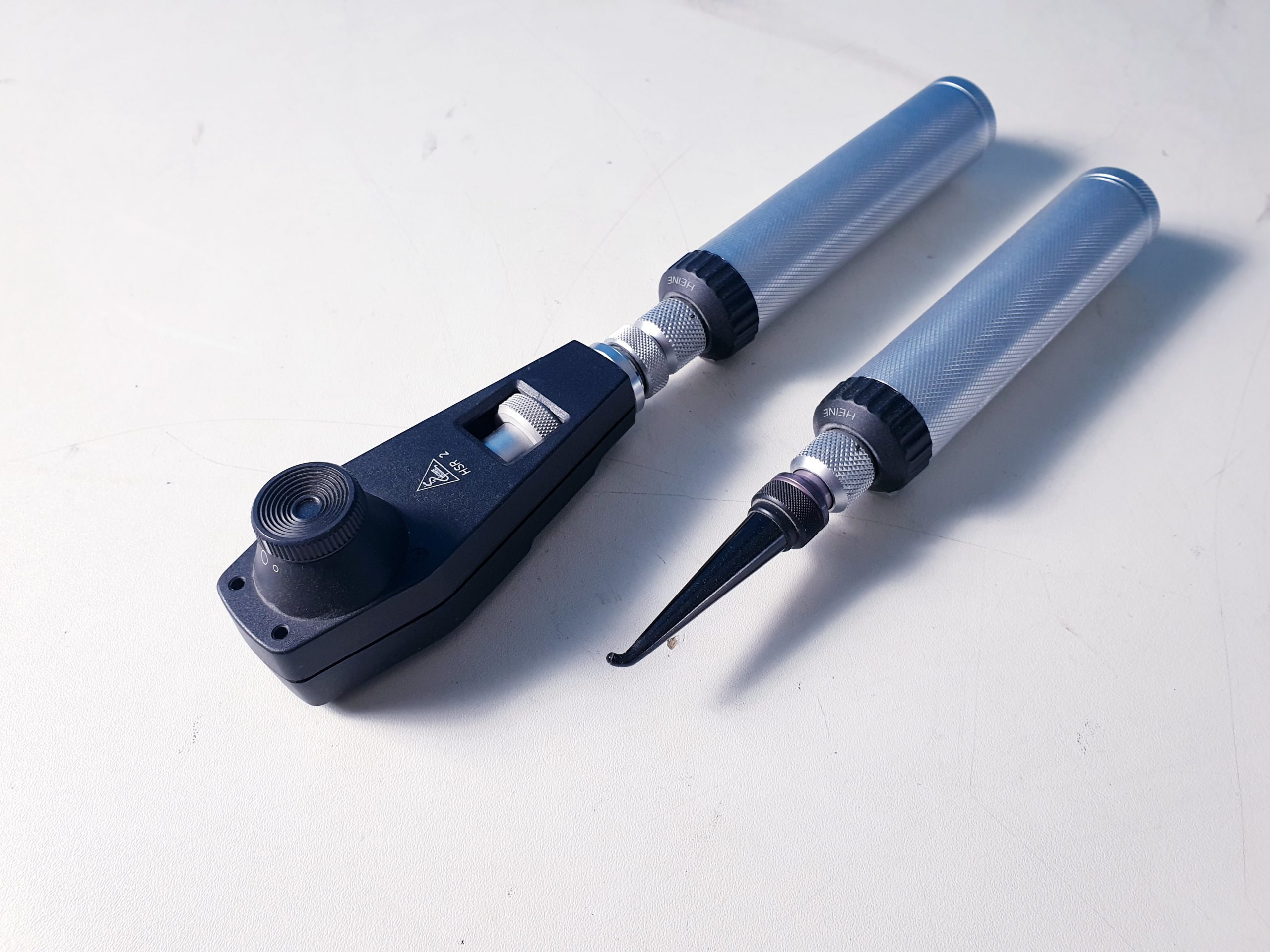 Ophtalmoskopenset BETA +Retinoskop HSR 2 batteriebetriebener Griff