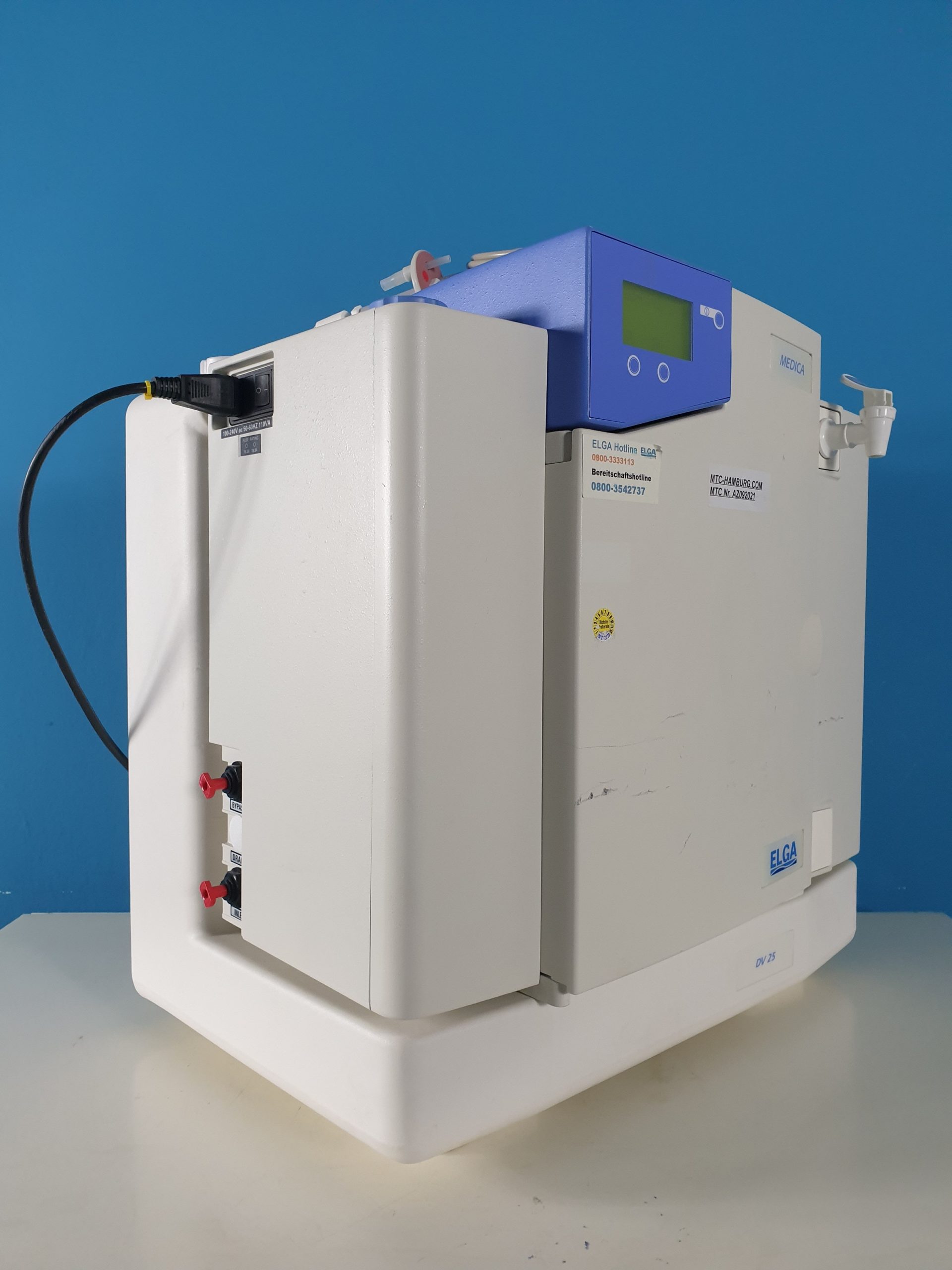 Elga Medica DV 25 Wasseraufbereitungssystem f.Analyser Filtrationssystem Elga Purelab Medica 7BP
