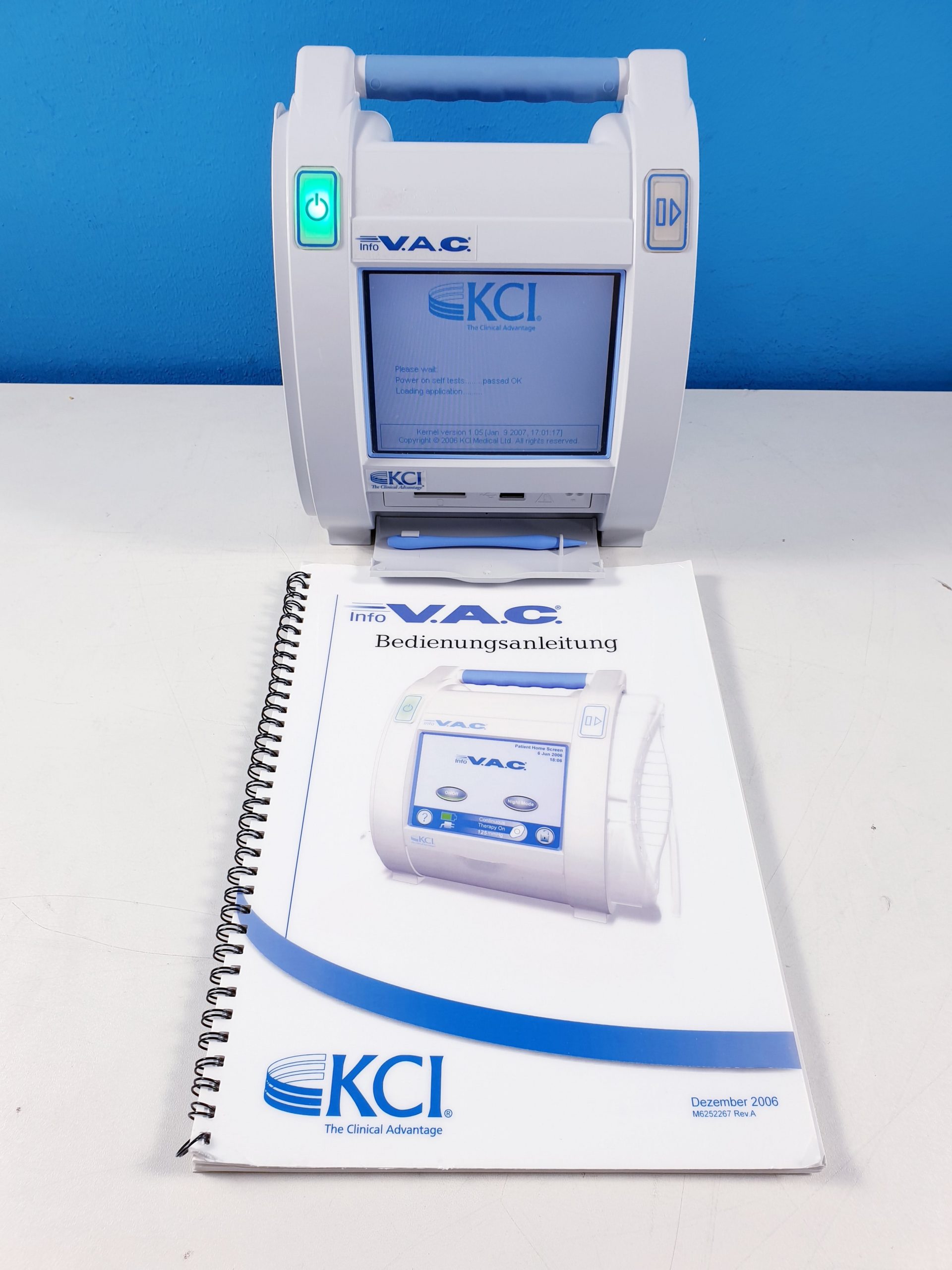 VAC KCI info V.A.C. negative pressure wound therapy