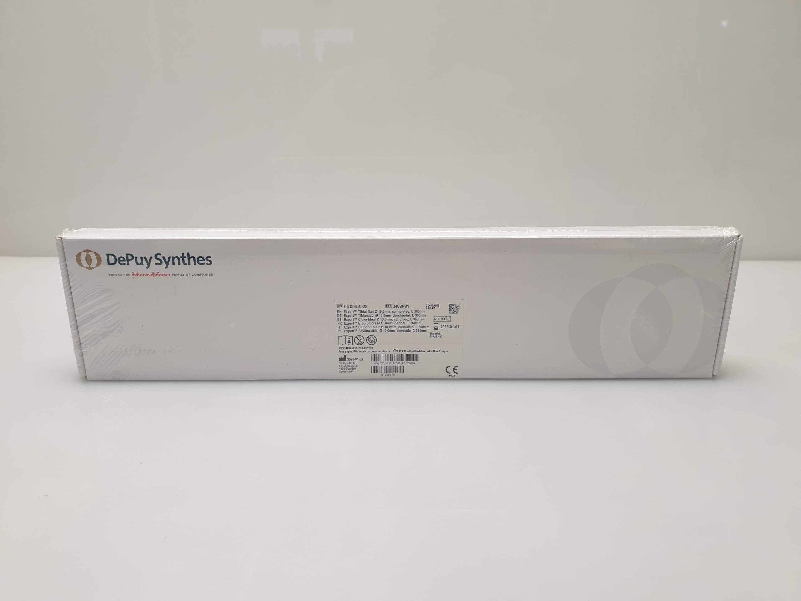 Depuy synthes expert tibial nail 10.0mm, L 360mm REF 04.004.452S