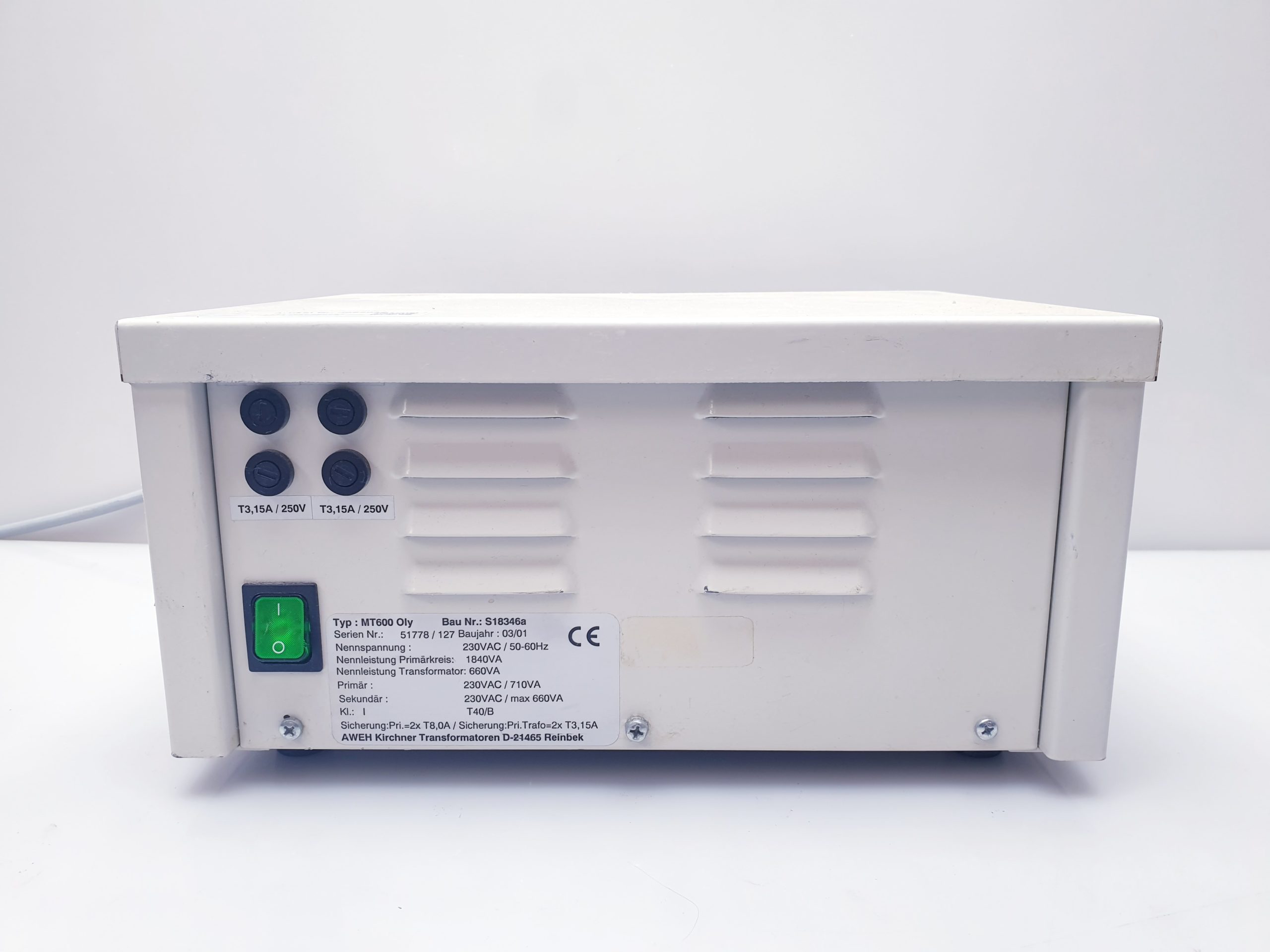 AWEH KIRCHNER MT600 Oly – Trenntrafo – 660VA