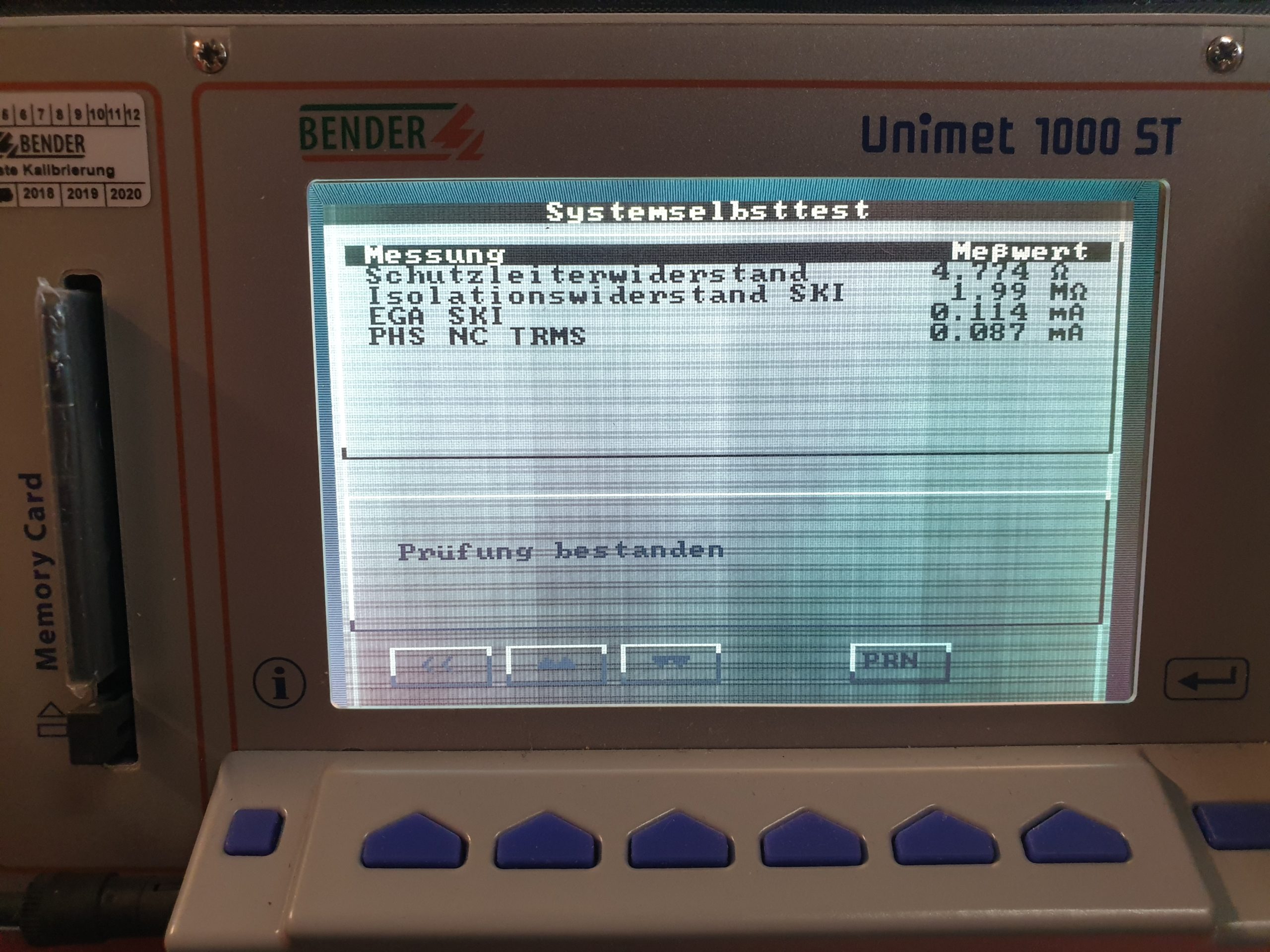 Bender Unimet 1100 ST universelles Prüfgerät für Medizin und elektronik mit Zubehör