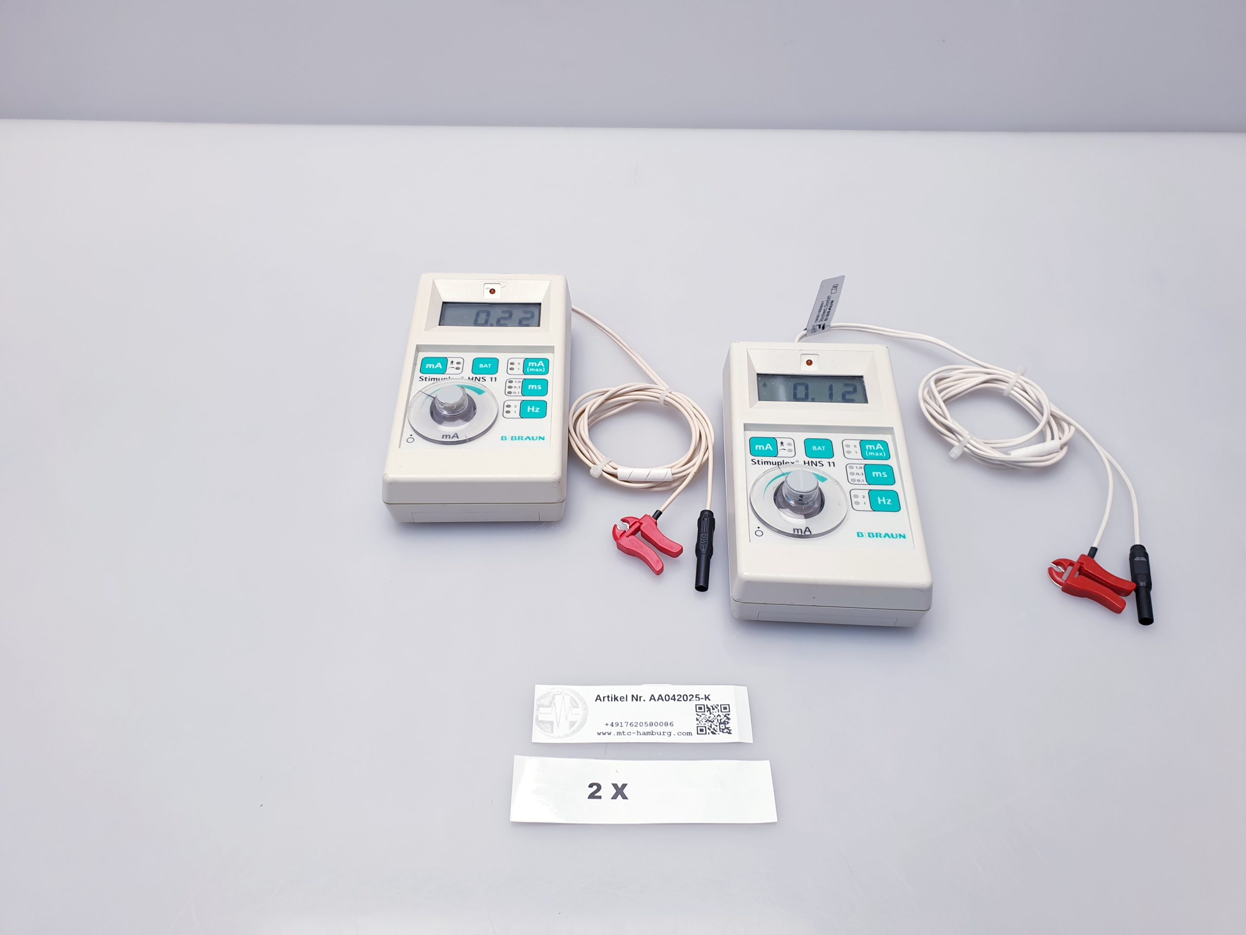 BRAUN Stimuplex HNS 11 Nervenstimulator Nerven Stimulator Stimulationsgerät