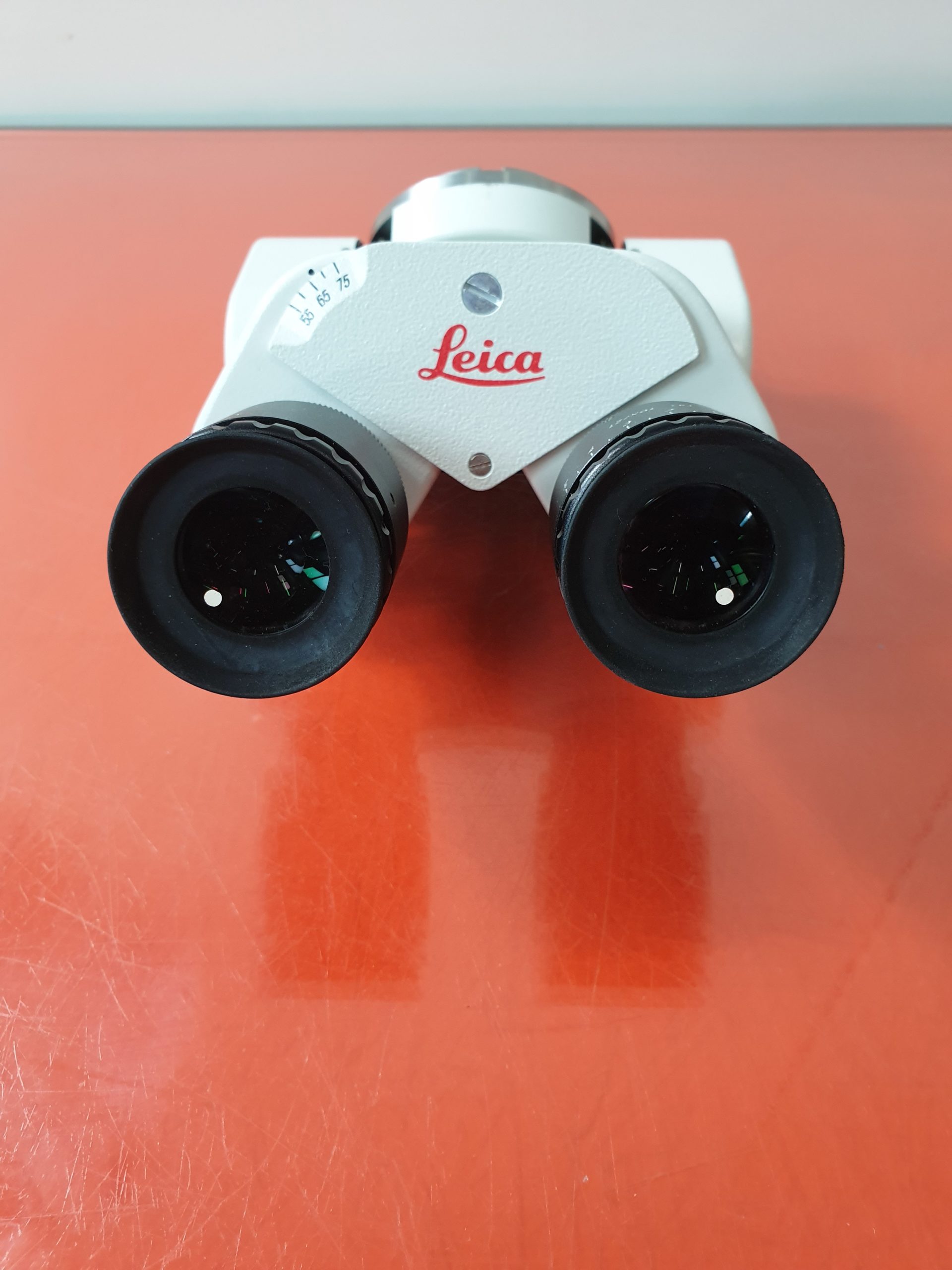 Leica Microscope Head Type 10448088 with 2 x Leica Eyepieces 10448028