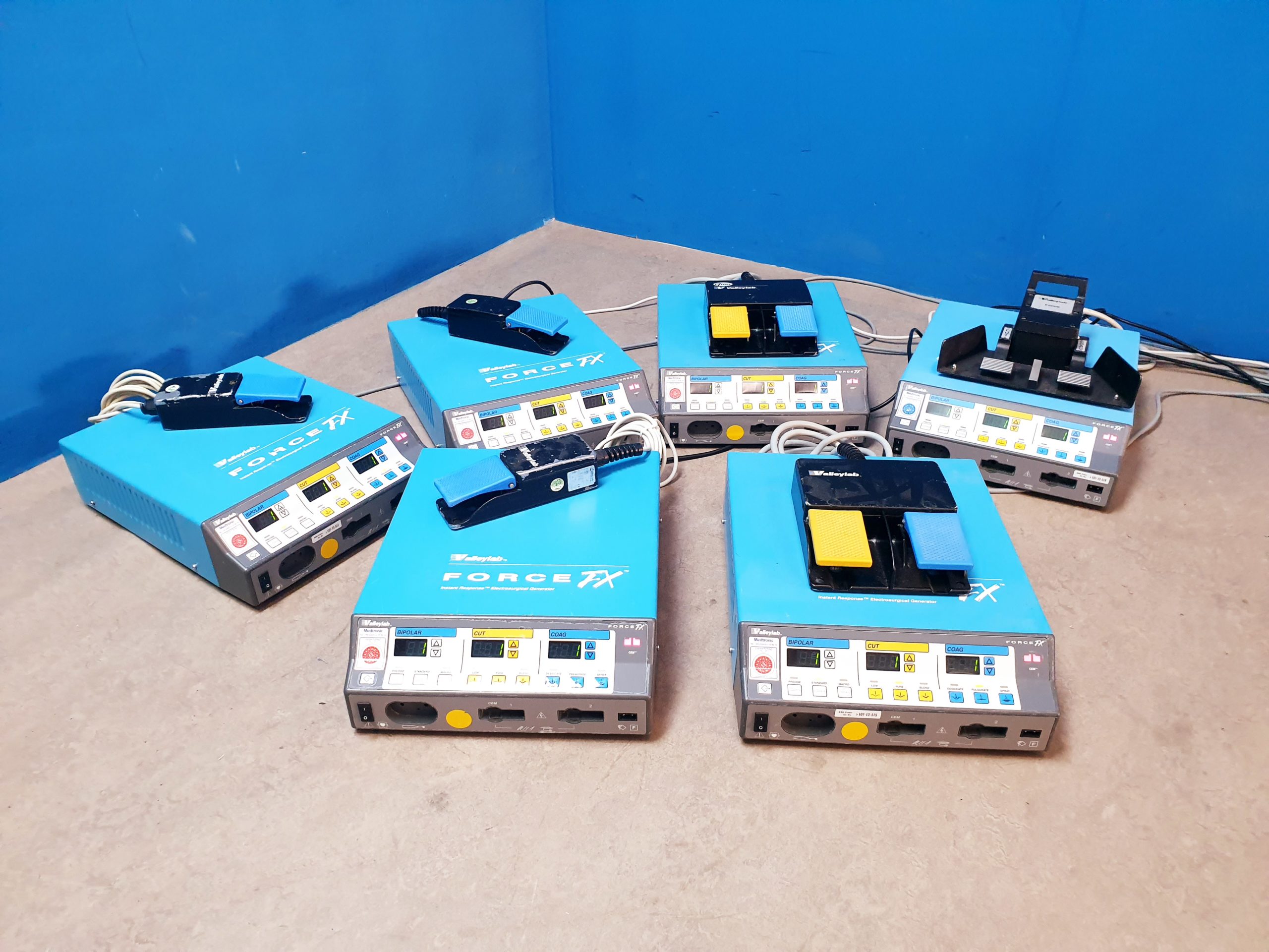 6 X VALLEY LAB Force FX-8 // FX 8 Electrosurgical Unit