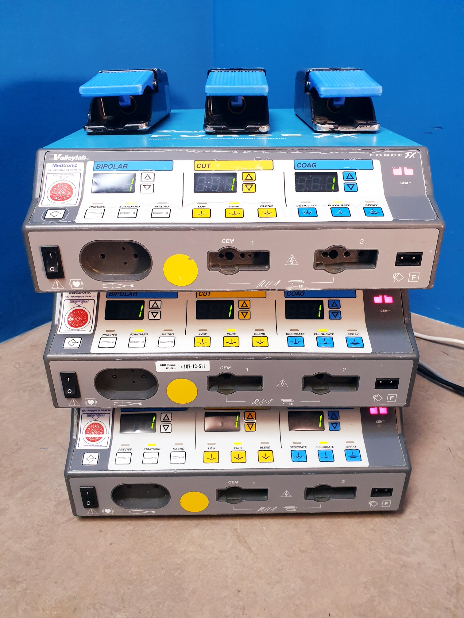 VALLEY LAB Force FX-8 // FX 8 Electrosurgical Unit mit 1x Trittfussschalter