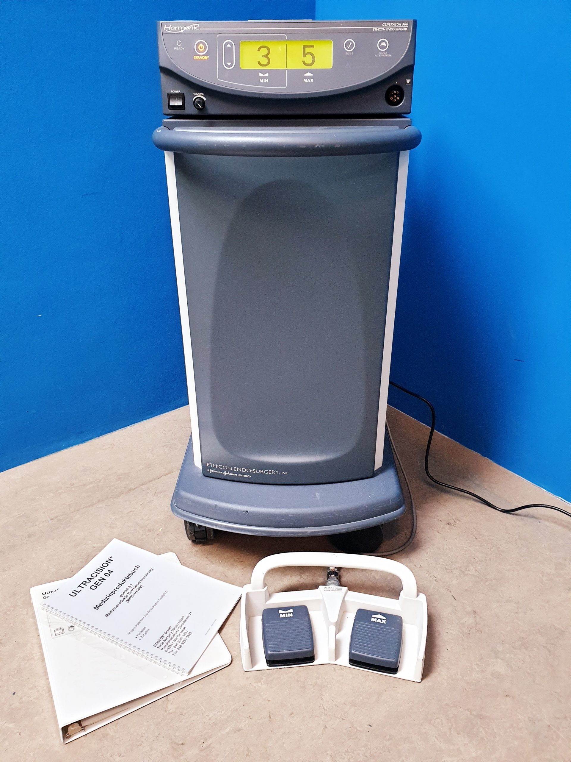 ETHICON Endo-Surgery Harmonic Generator 300 mit Gerätewagen