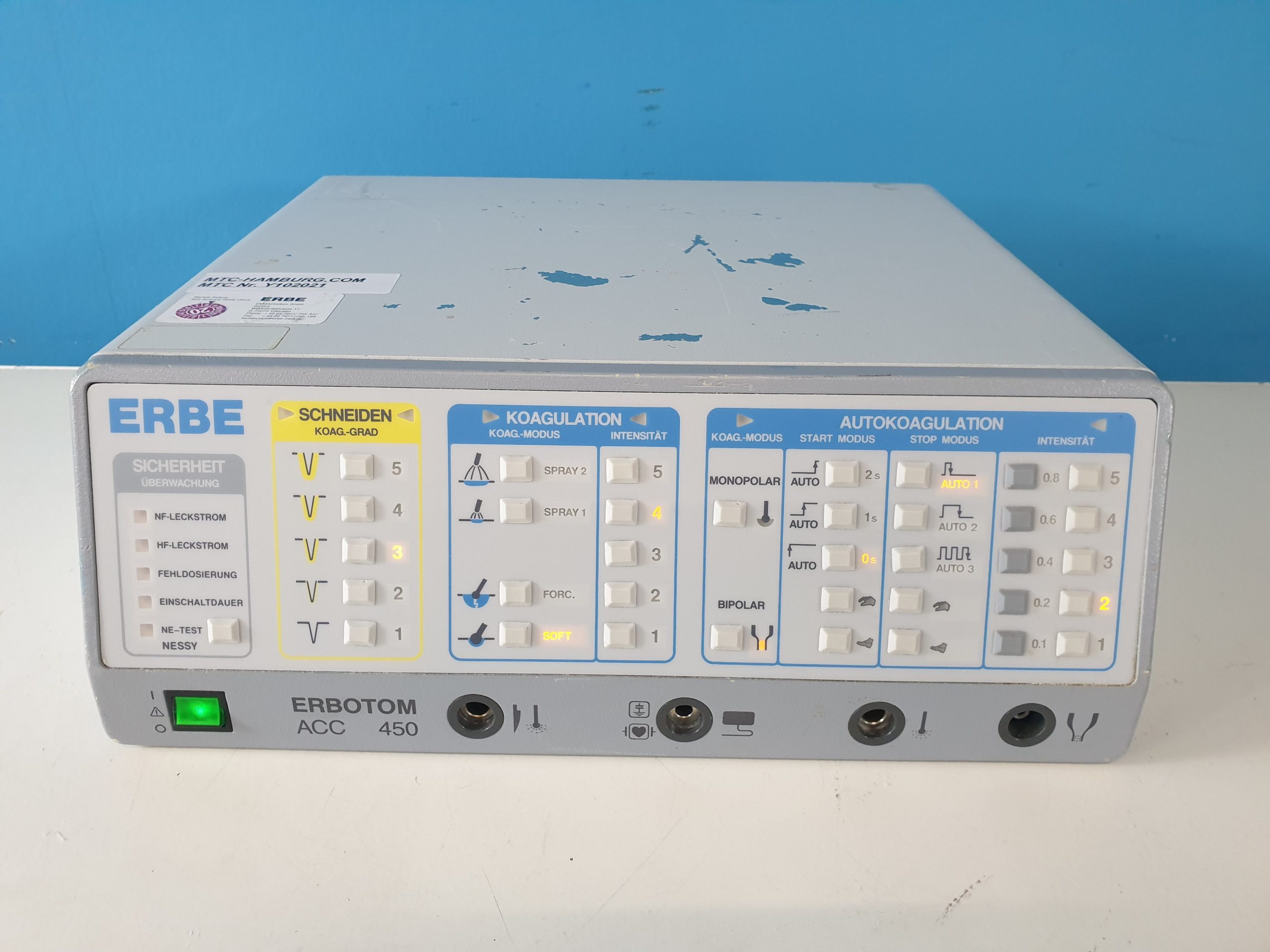 ERBE Erbotom ACC 450 // ACC450 HF-Chirurgiegerät 460 Watt Leistung