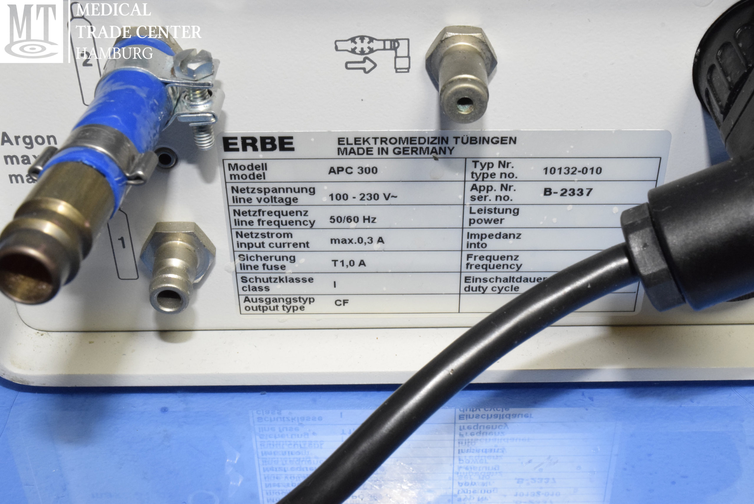Erbe APC 300 Argon Beamer Argon Plasma Koagulation