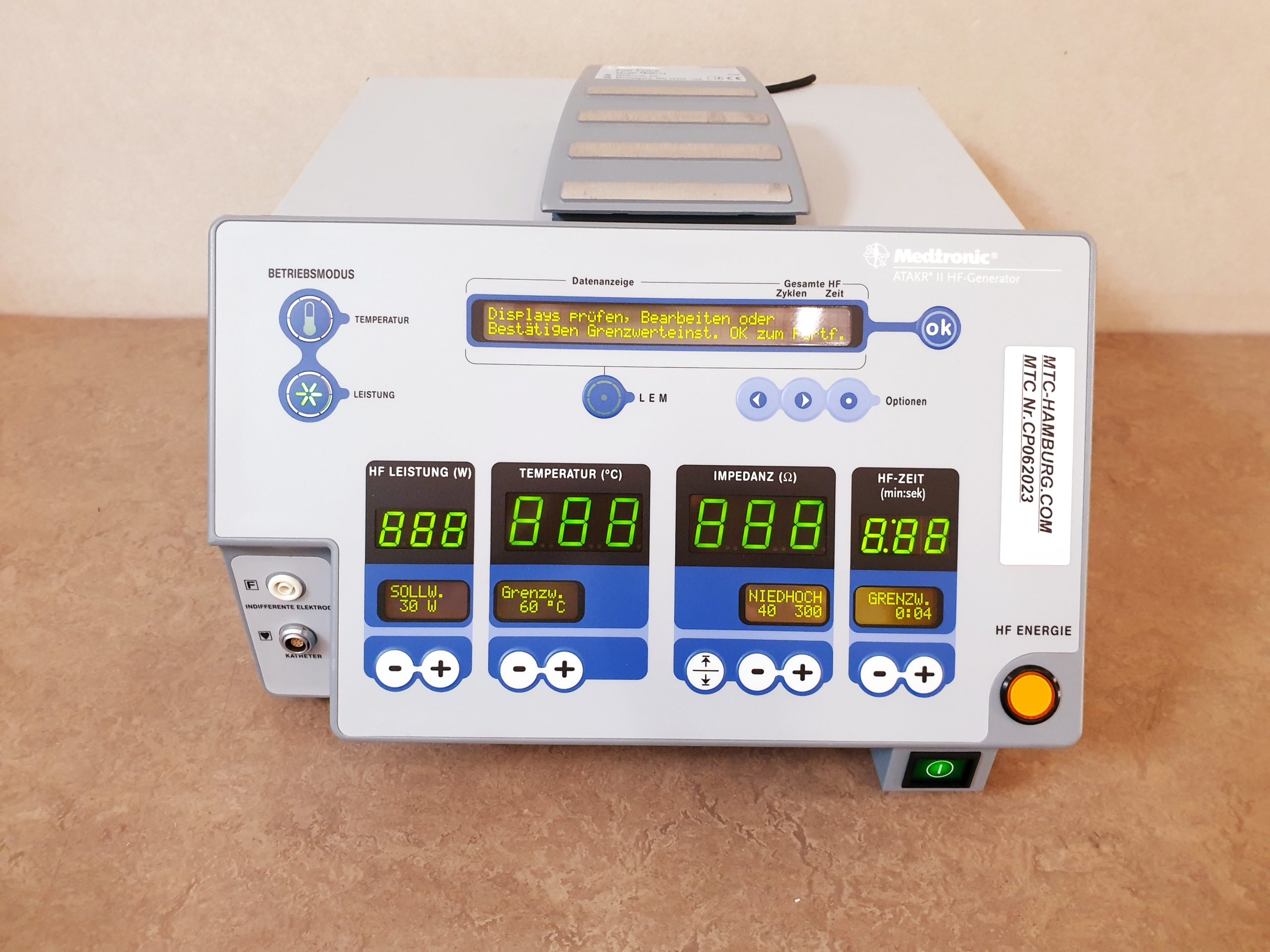 MEDTRONIC Atakr II 4803 HF Energie