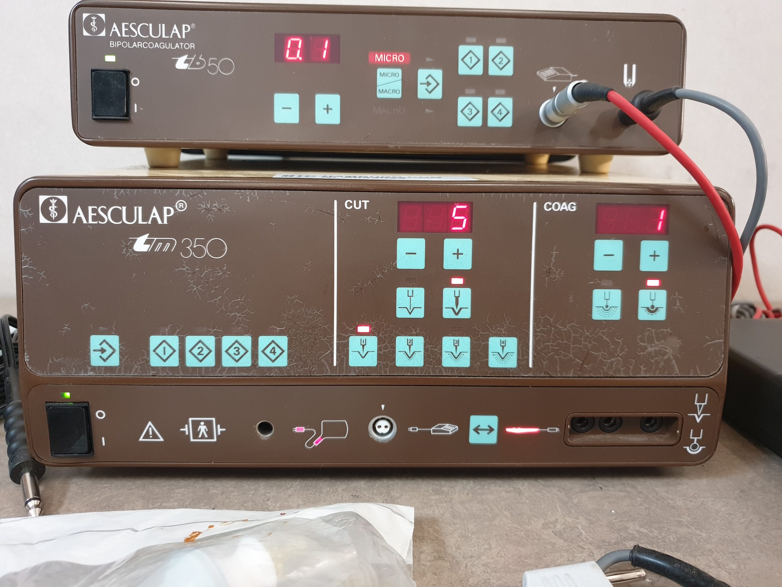 Aesculap tm 350 TM350 + Aesculap TB50 Bipolarkoagulator mit Zubehör