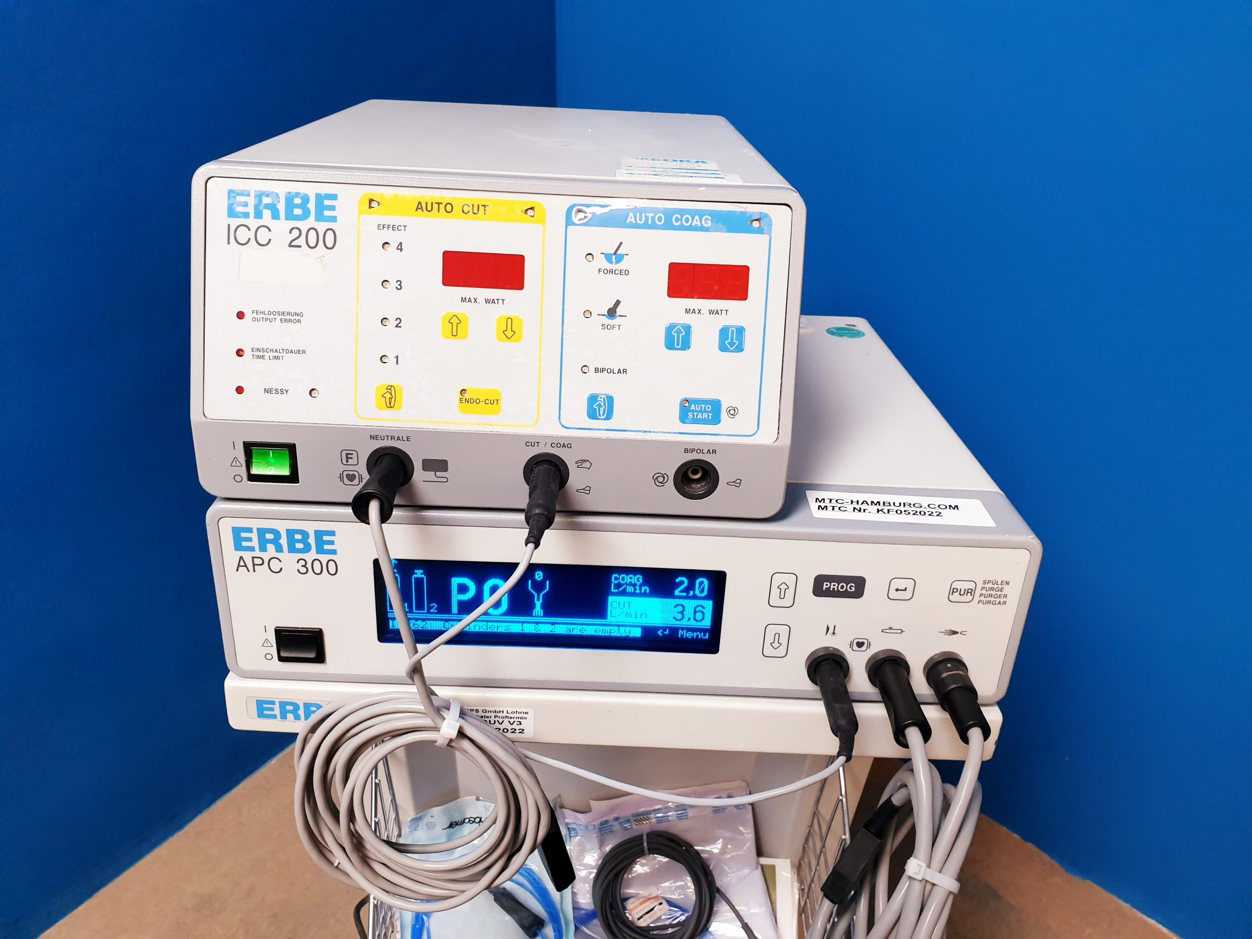 Erbe ICC200 // ICC 200 + APC 300 // APC300 Plasma Coagulator