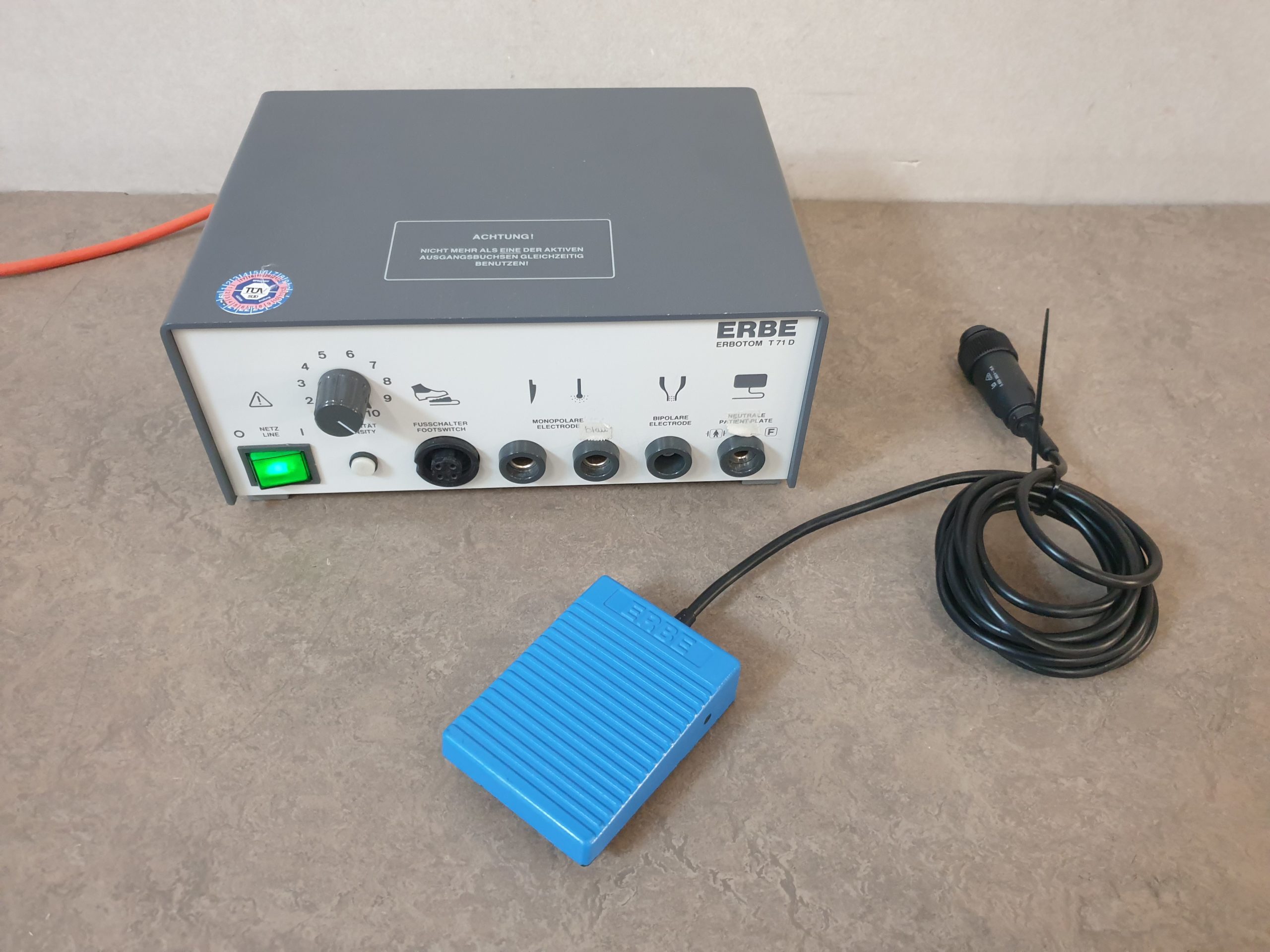 HF Gerät Erbe Erbotom T 71 D // T71D / Erbe Elektromedizin