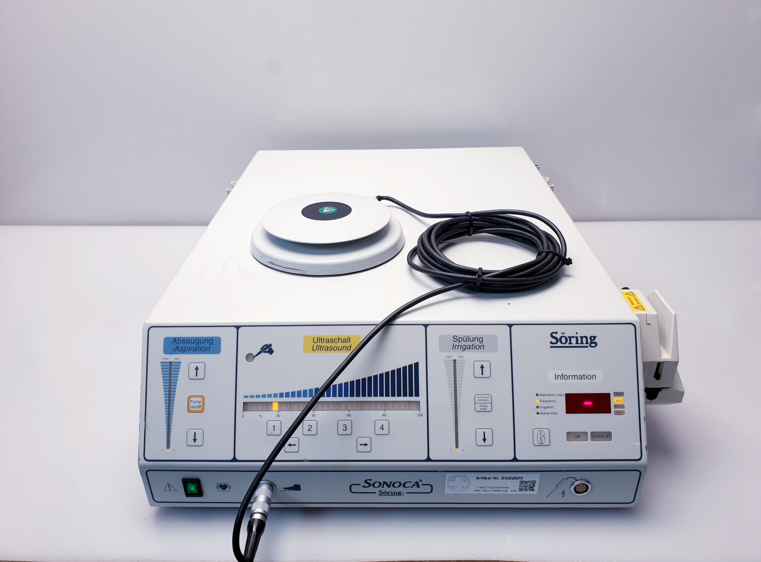 Soering Sonoca 300 Ultraschallgenerator ultrasonic aspirator
