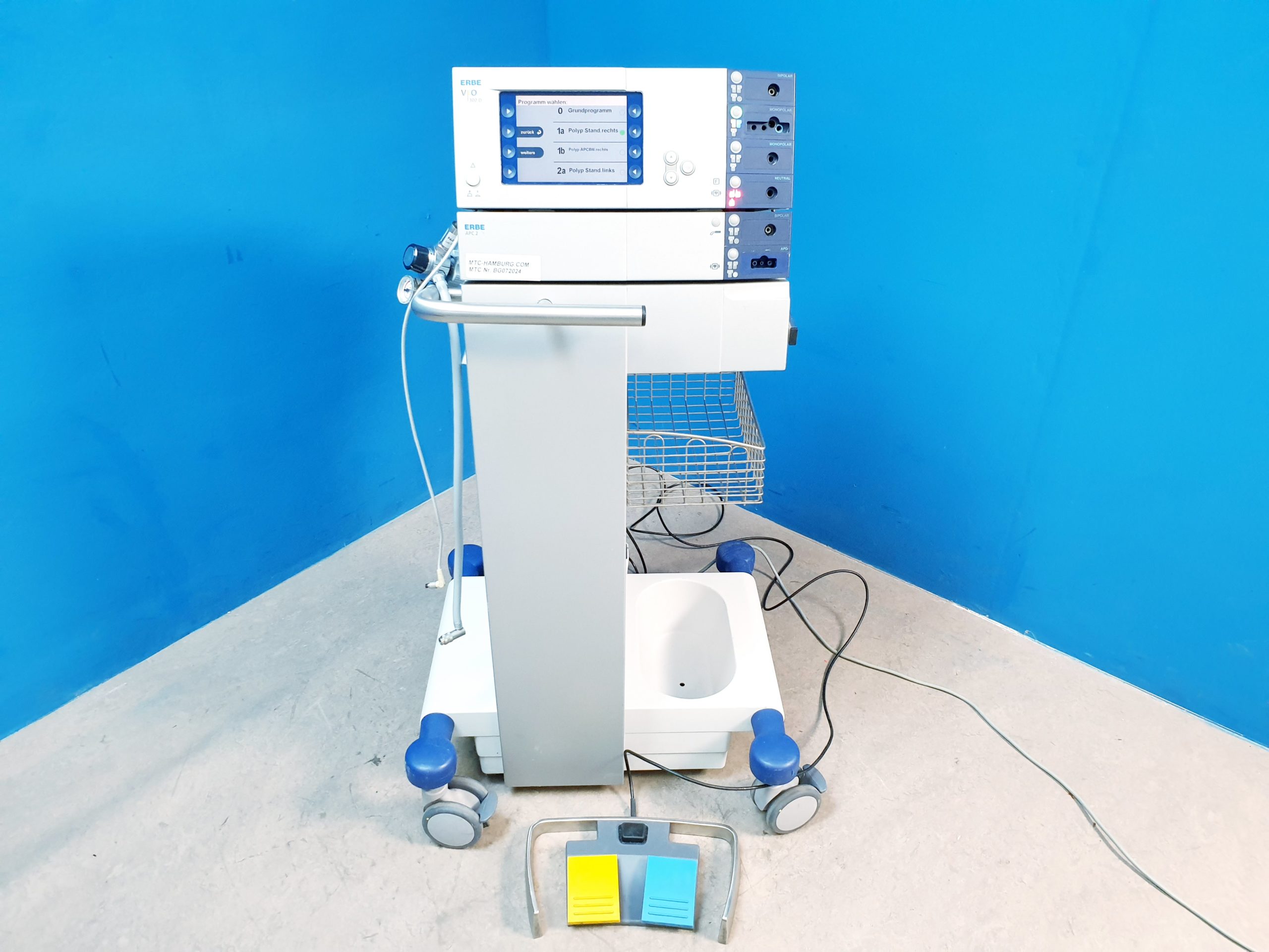 Erbe VIO 300D APC 2 inkl. Fußschalter Druckminderer