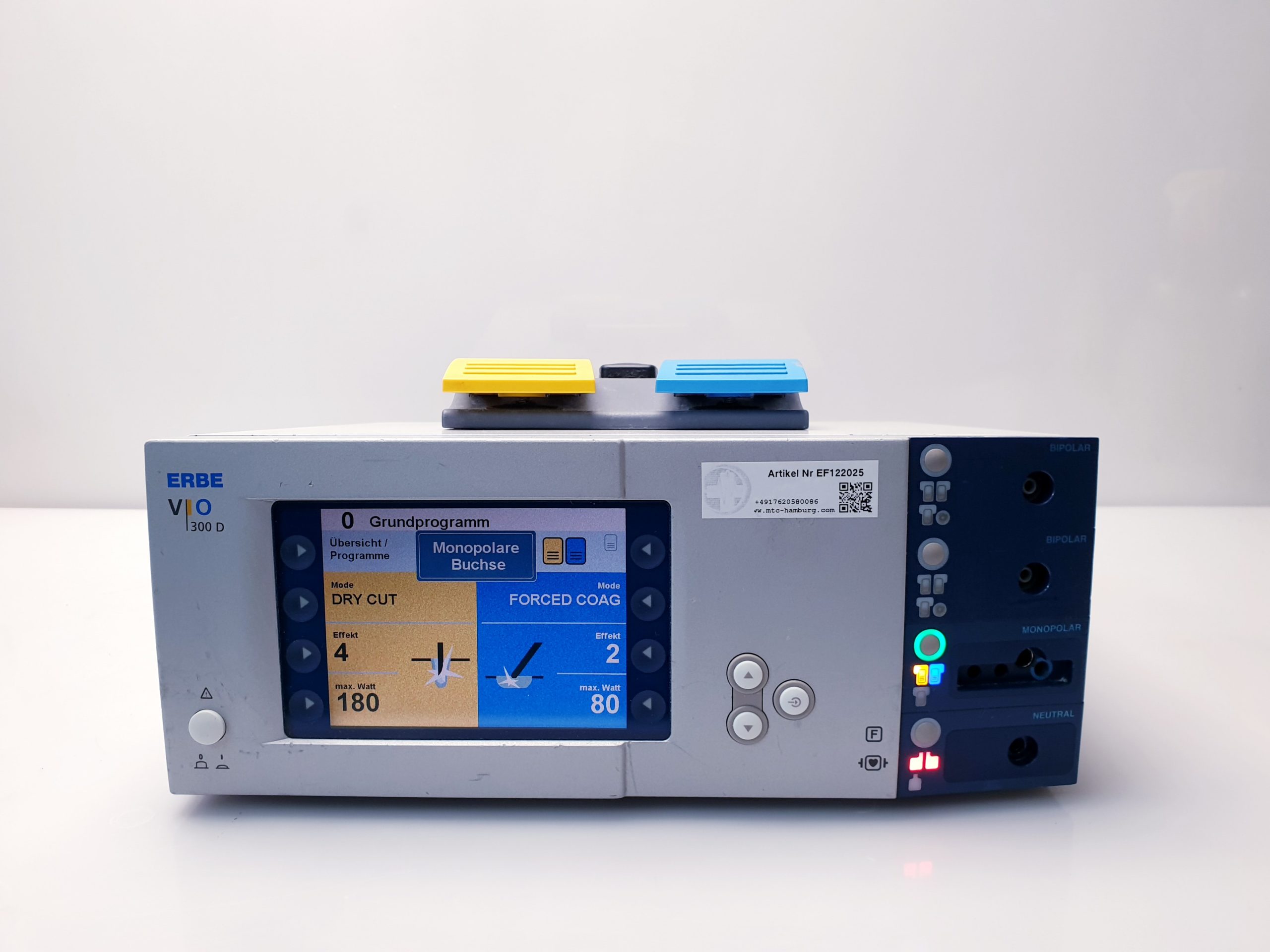 Erbe Vio300D VIO 300 D HF Gerät mit Fußschalter
