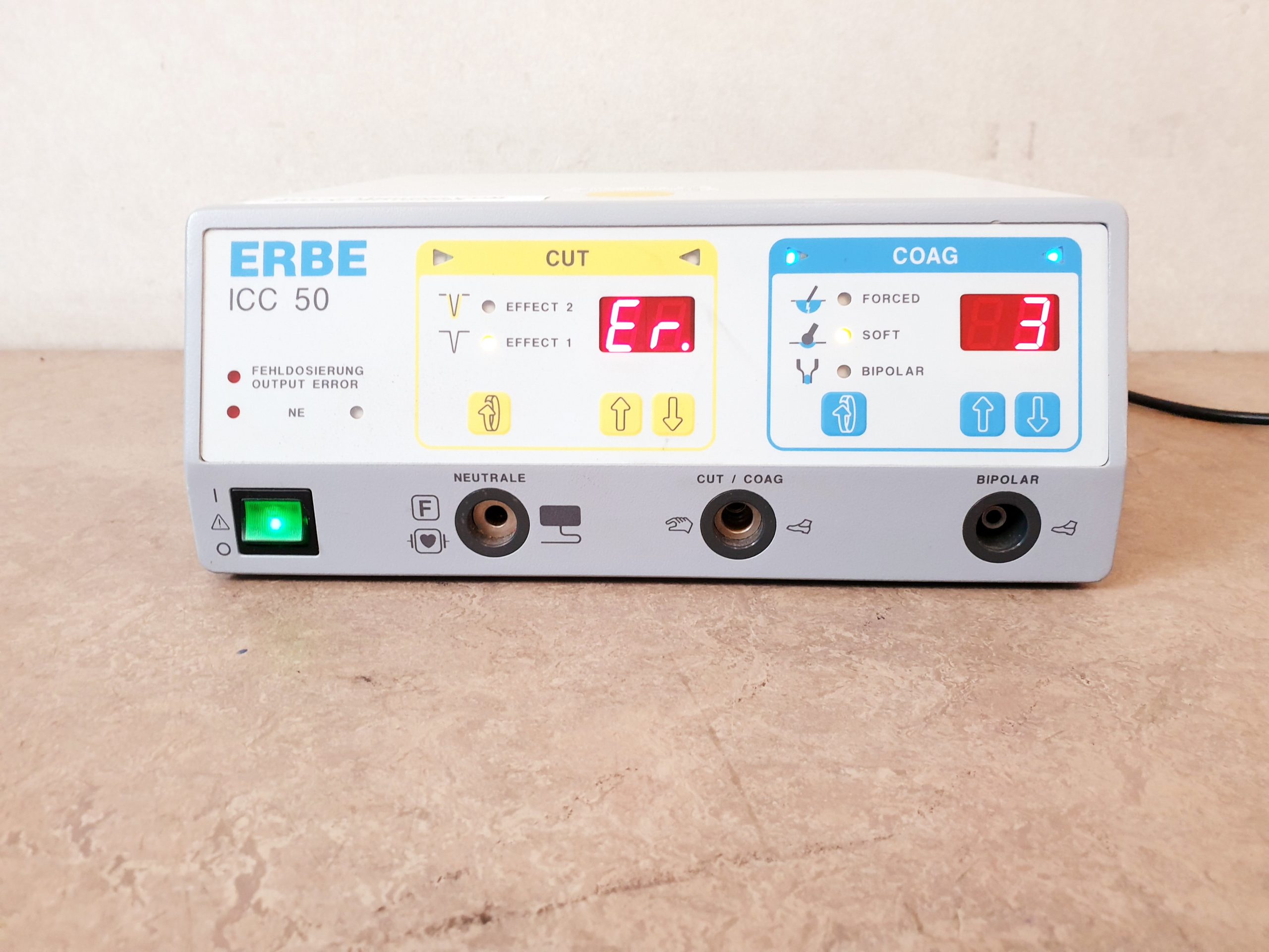 Erbe ICC 50 // ICC50 HF Gerät Chirurgiegerät