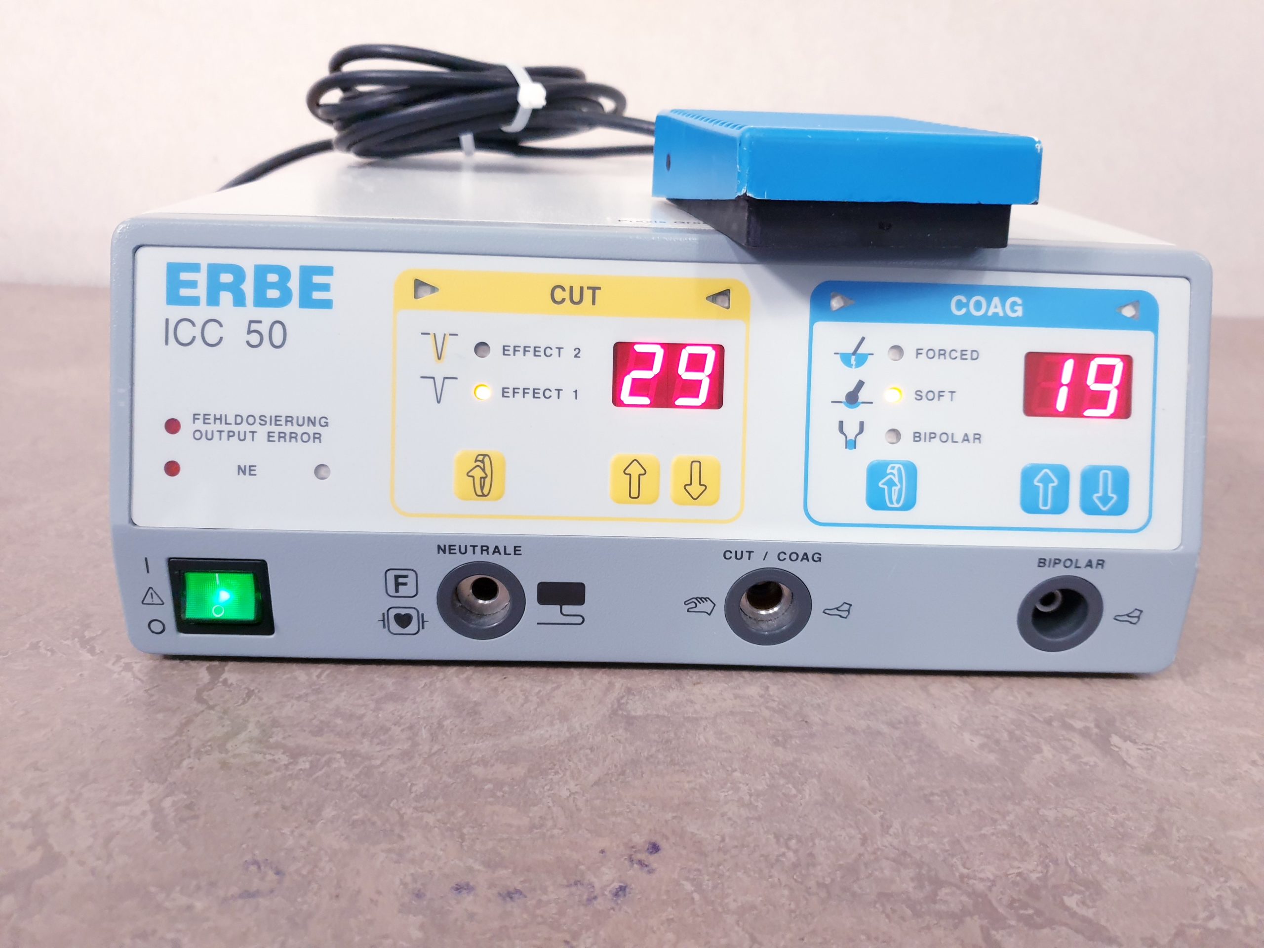 ERBE ICC 50 Electrosurgical unit – HF Gerät Chirurgiegerät