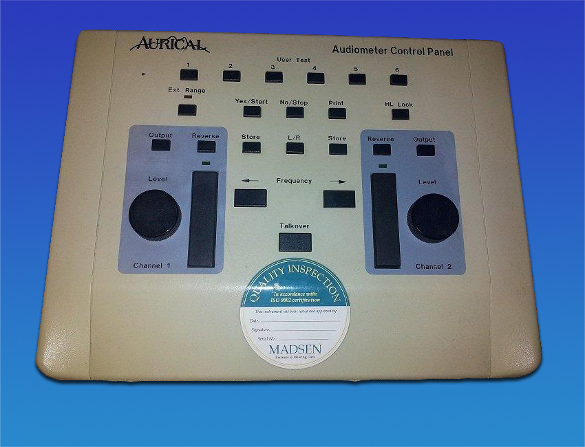 Aurical Audiometer Control Panel MADSEN 2-Kanal