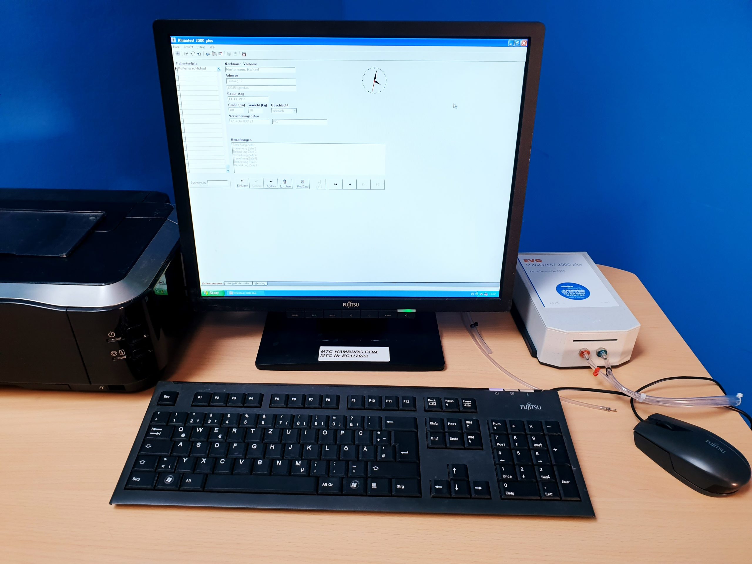 EVG RHINOTEST 2000 plus Rhinomanometer