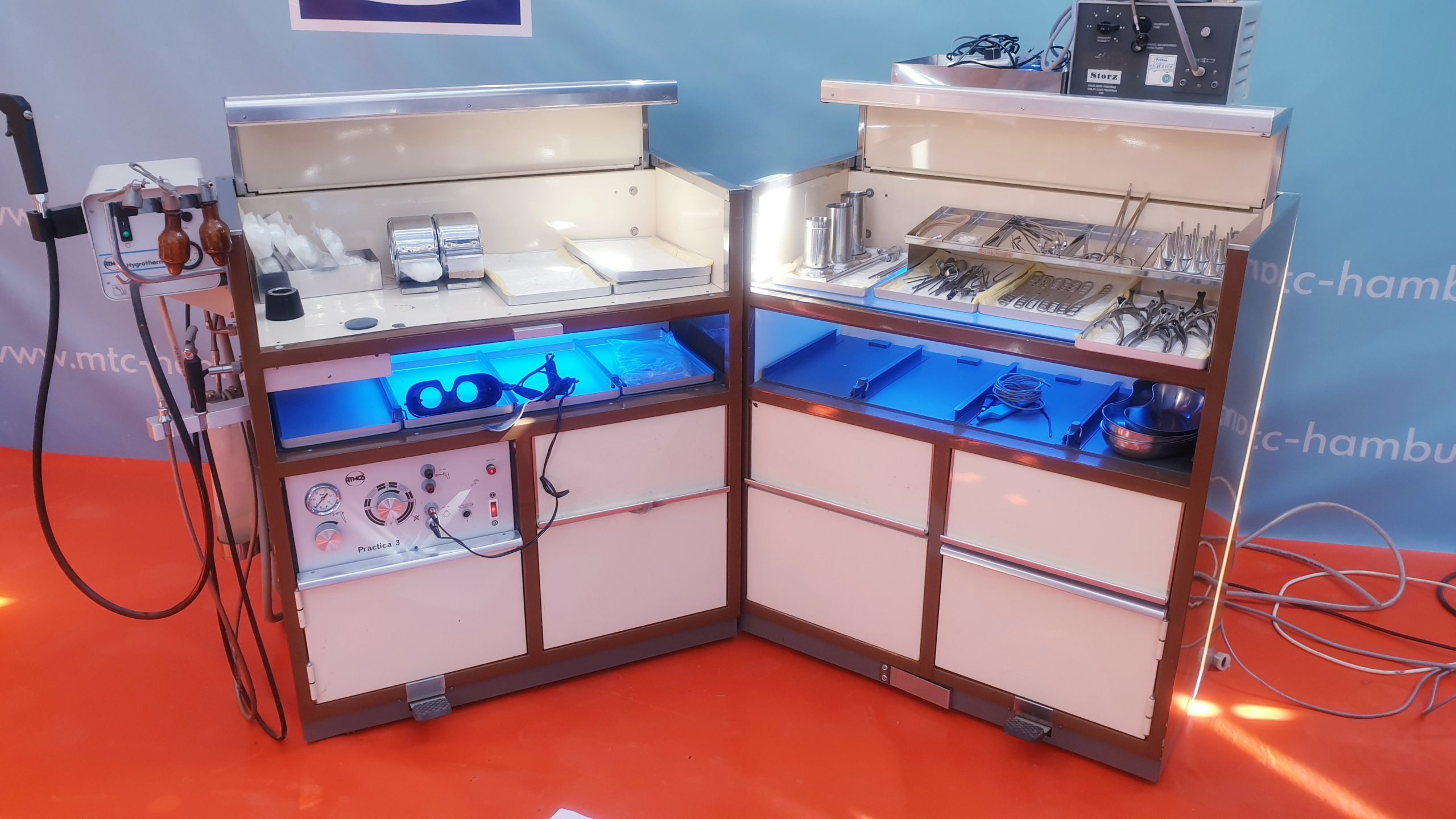 Atmos Practica 3 HNO Einheit + Instrumentenschrank, …..