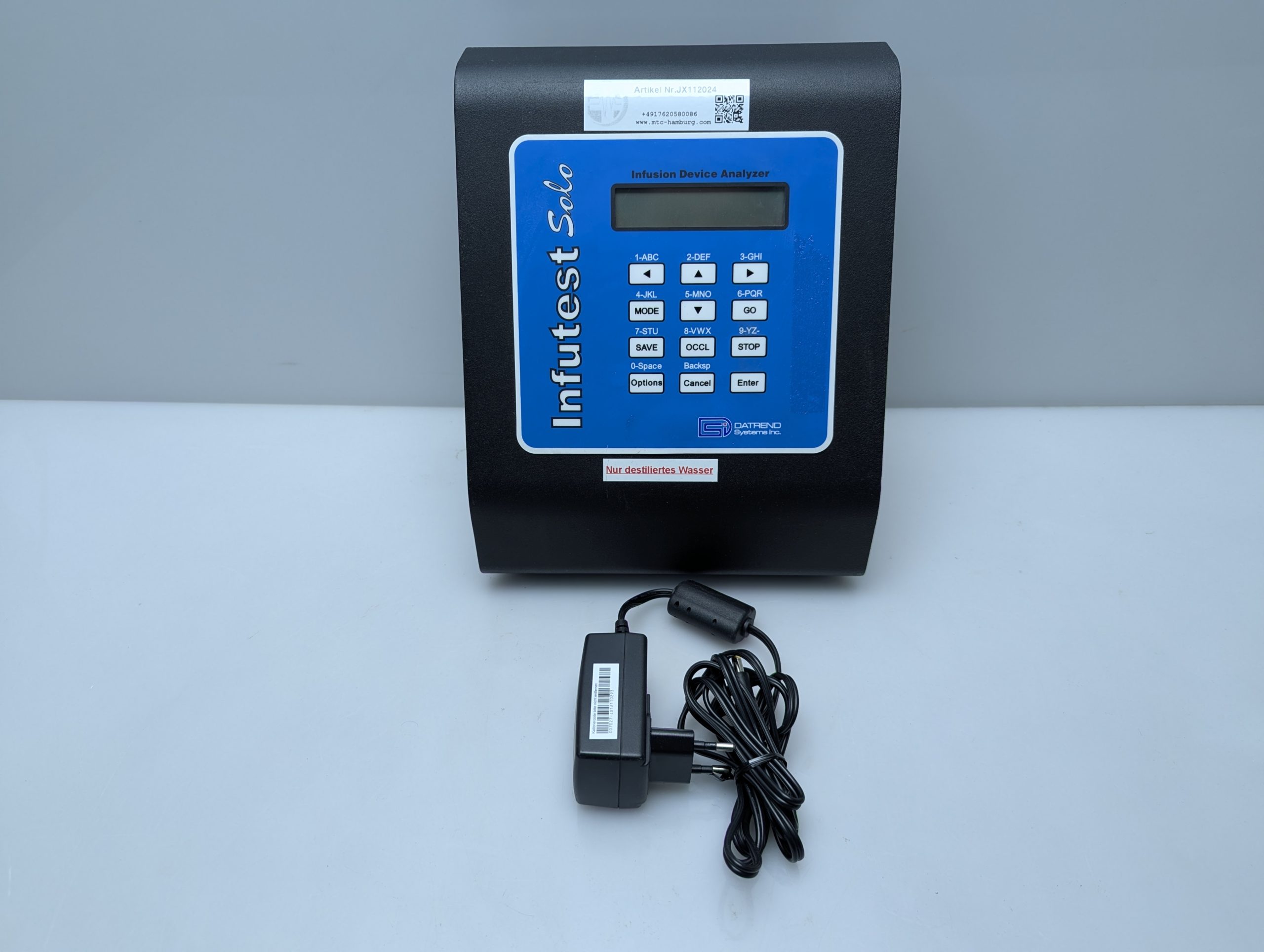 DATREND Infutest Solo – Einkanal Infusionspumpe- Tester